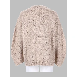 MAGLIA IN FILATO BOTTONATO CON LUREX