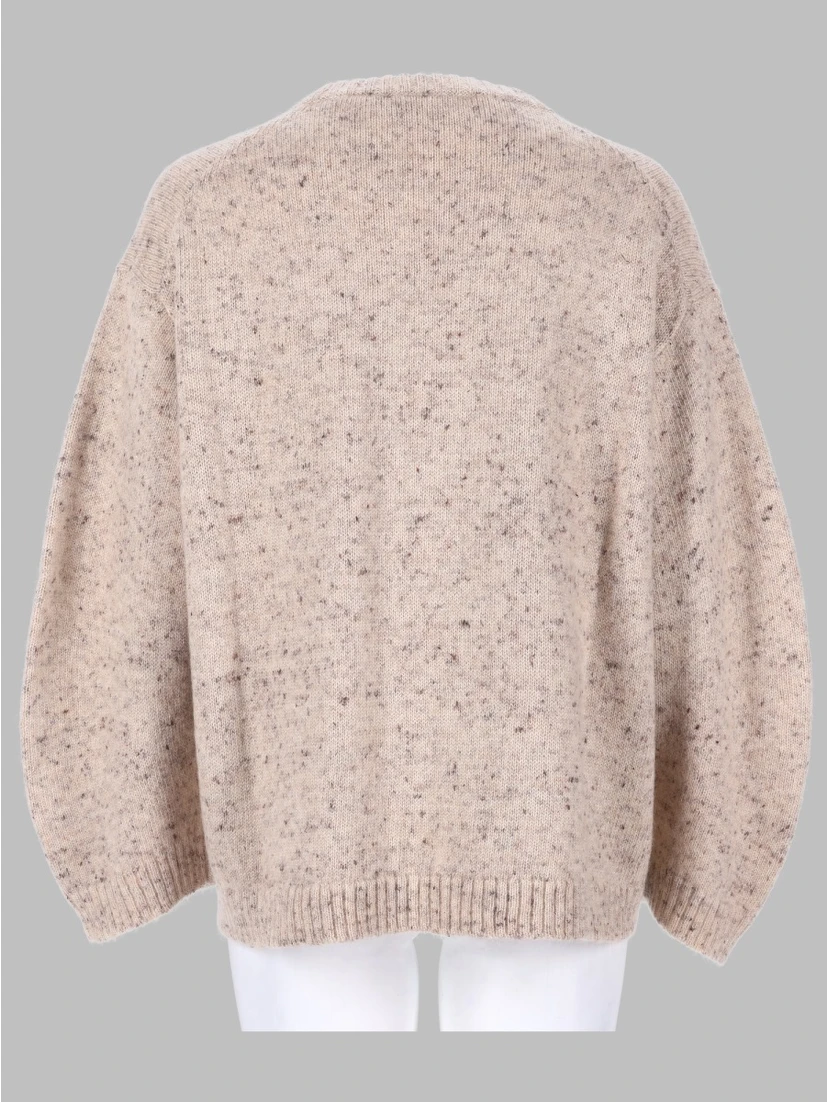 MAGLIA IN FILATO BOTTONATO CON LUREX