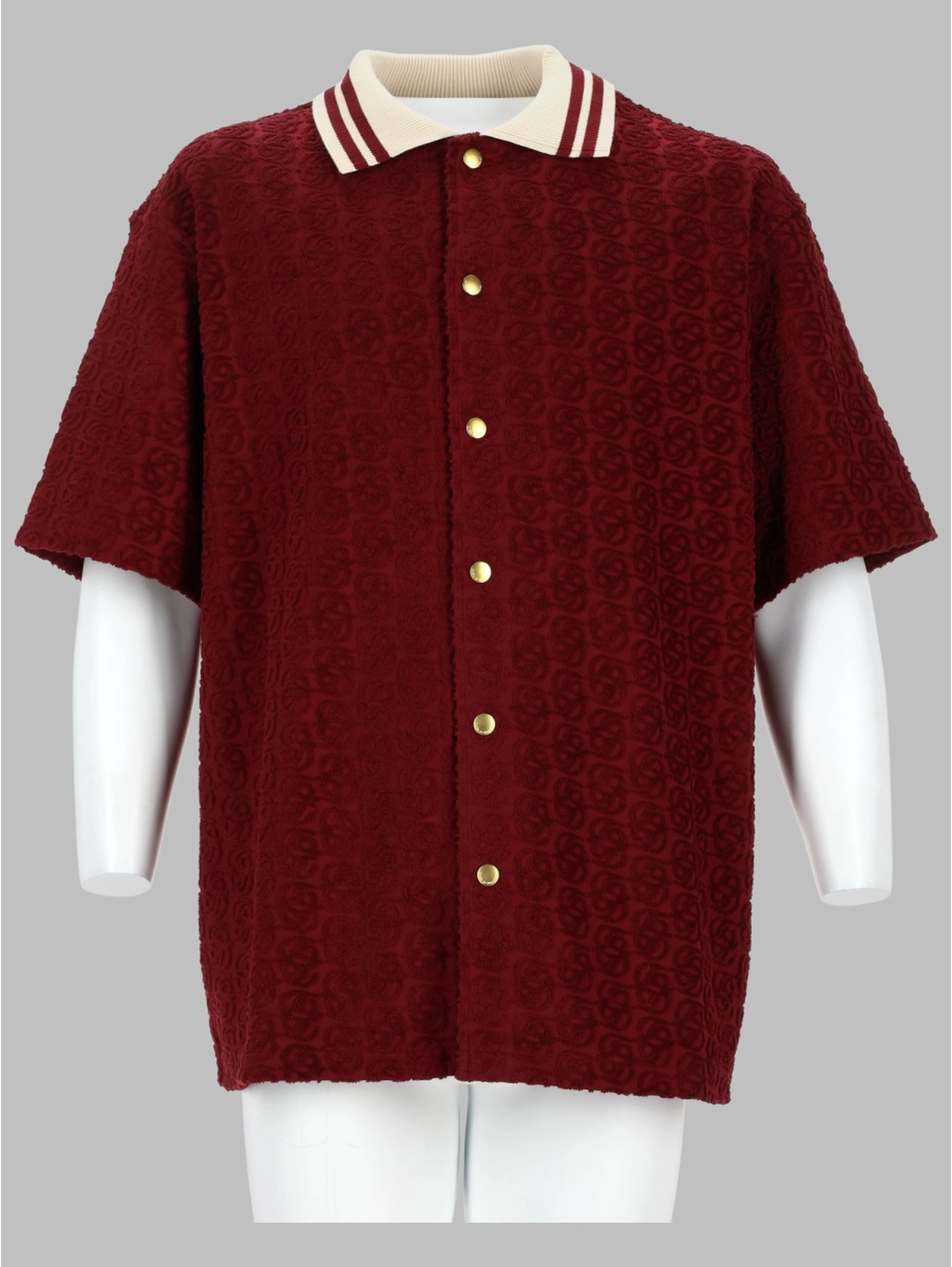 CAMICIA MONOGRAM IN COTONE