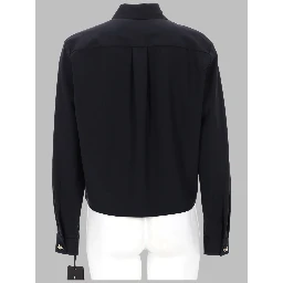 CAMICIA BOXY IN FRESCO LANA