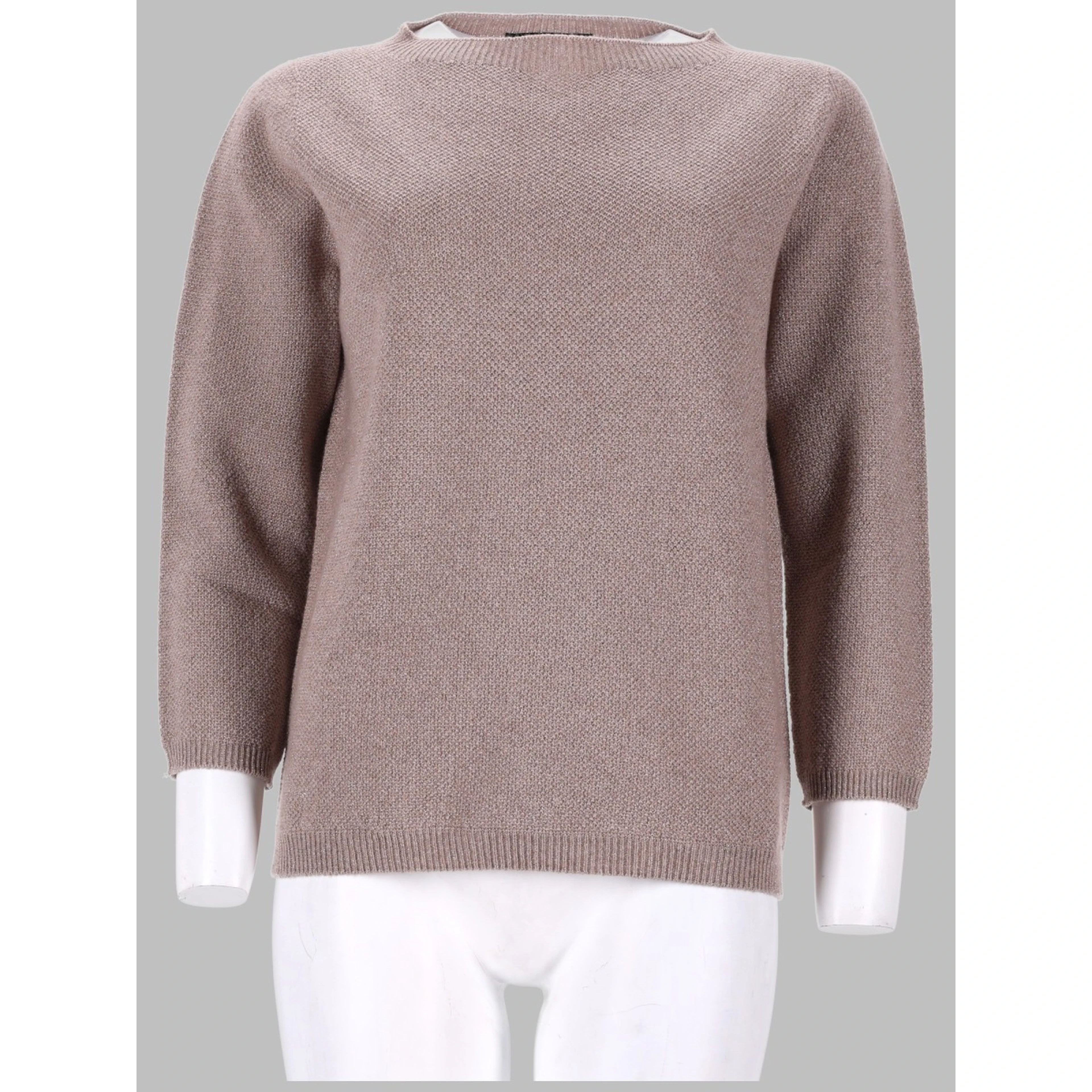 MAGLIA IN PLATINUM CON LUREX