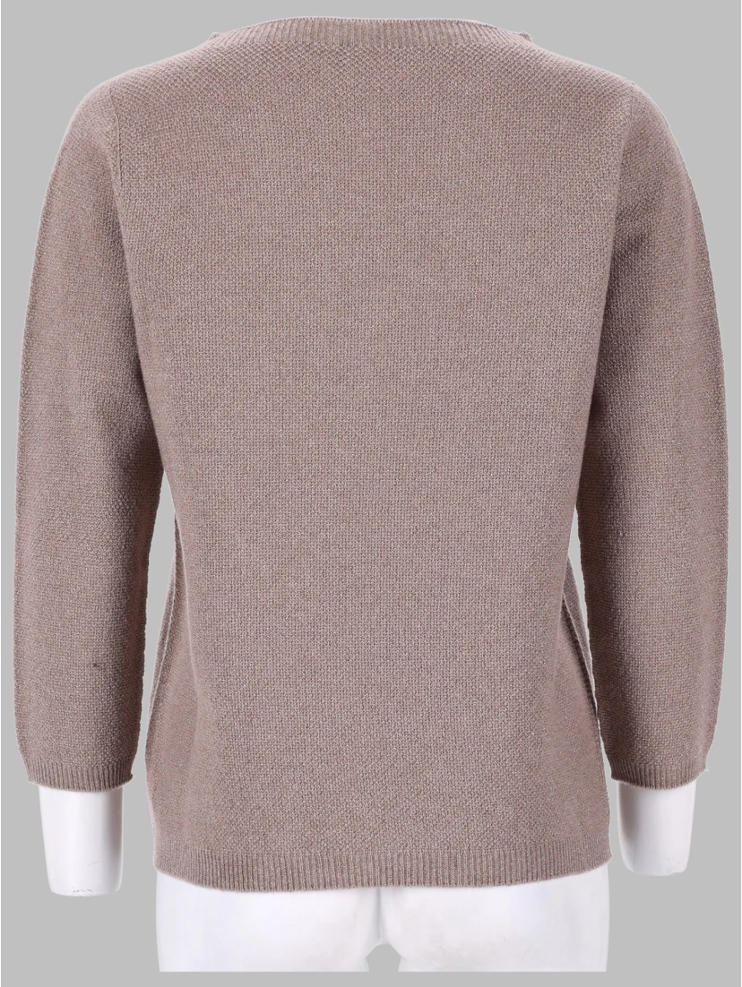 MAGLIA IN PLATINUM CON LUREX