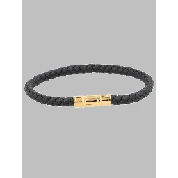 BRACCIALE IN PELLE INTRECCIATA
