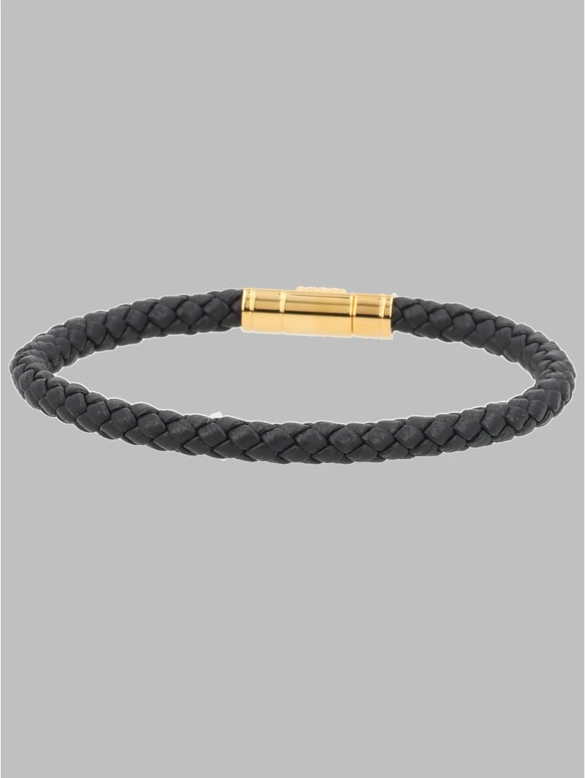 BRACCIALE IN PELLE INTRECCIATA