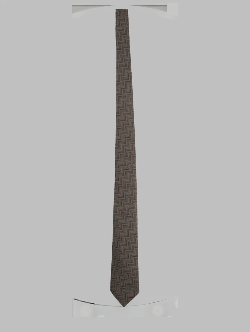 CRAVATTA IN SETA JACQUARD
