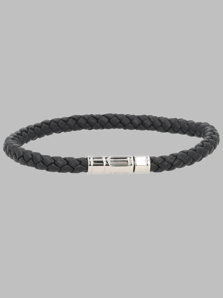 BRACCIALE IN PELLE INTRECCIATA