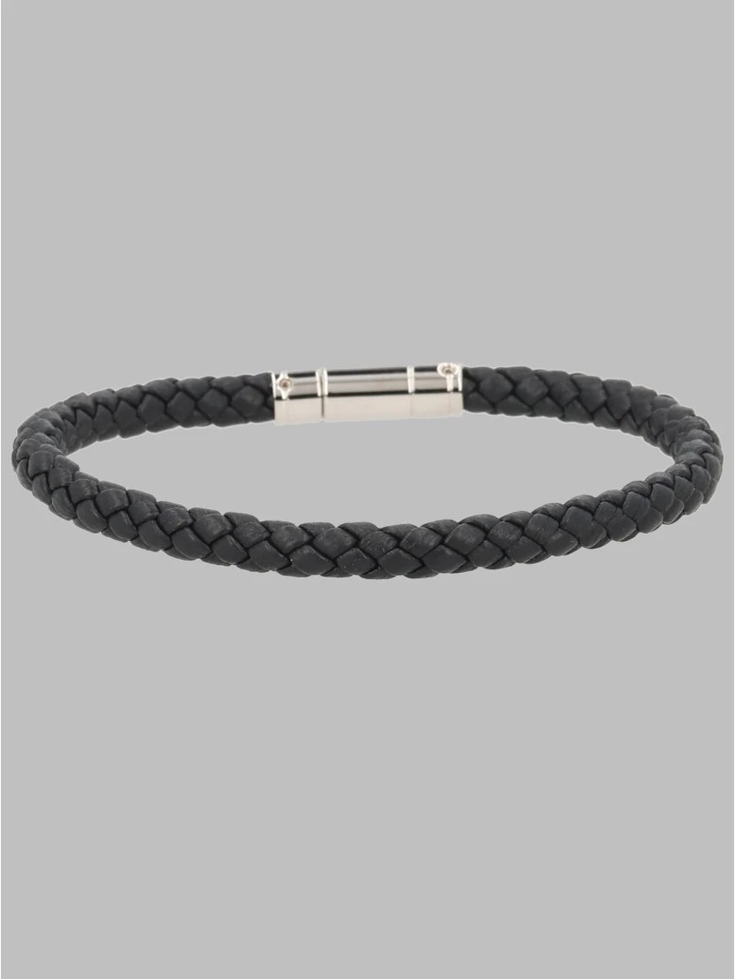 BRACCIALE IN PELLE INTRECCIATA