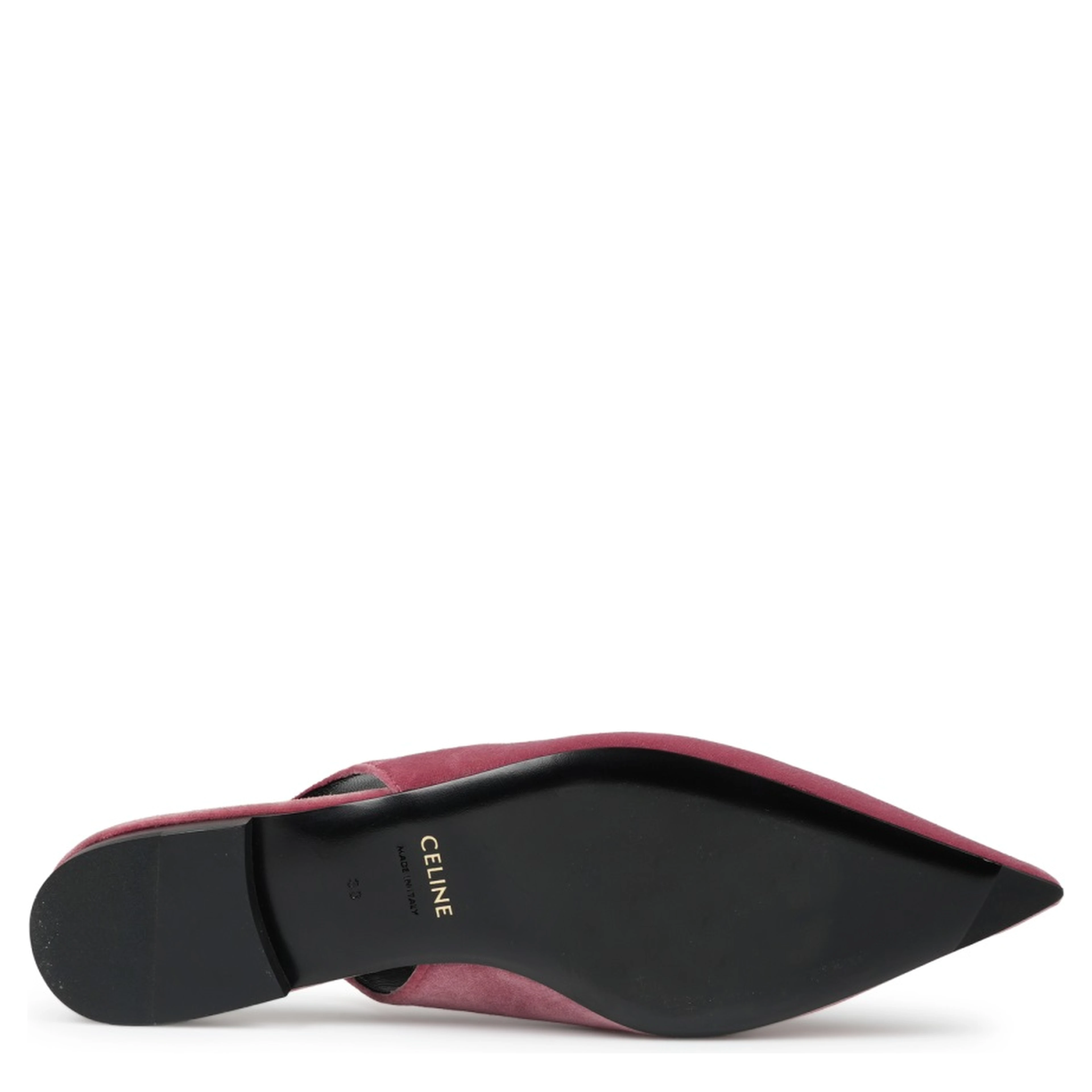 alma triomphe velvet flat slingback 05