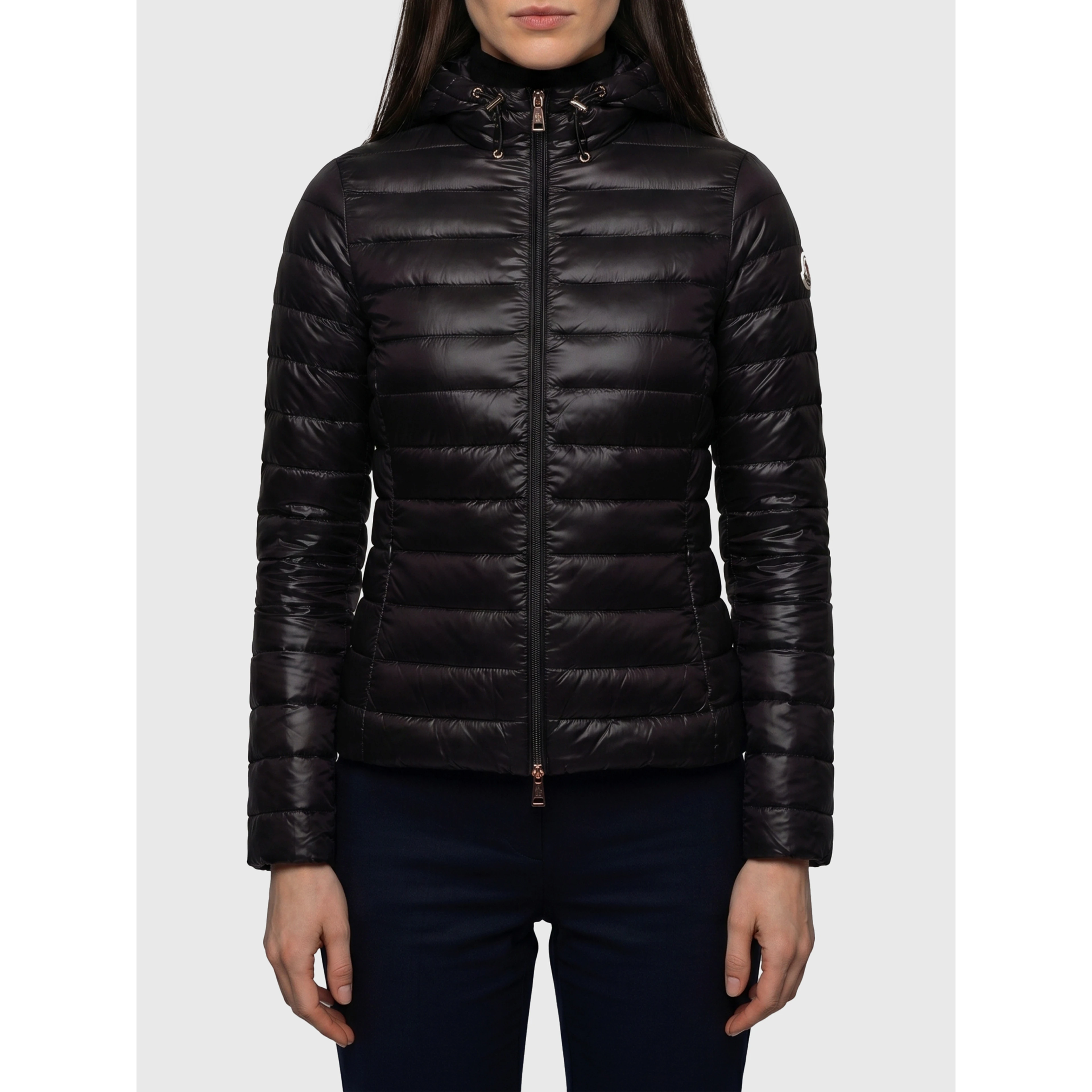Igelhood short down jacket in longue saison