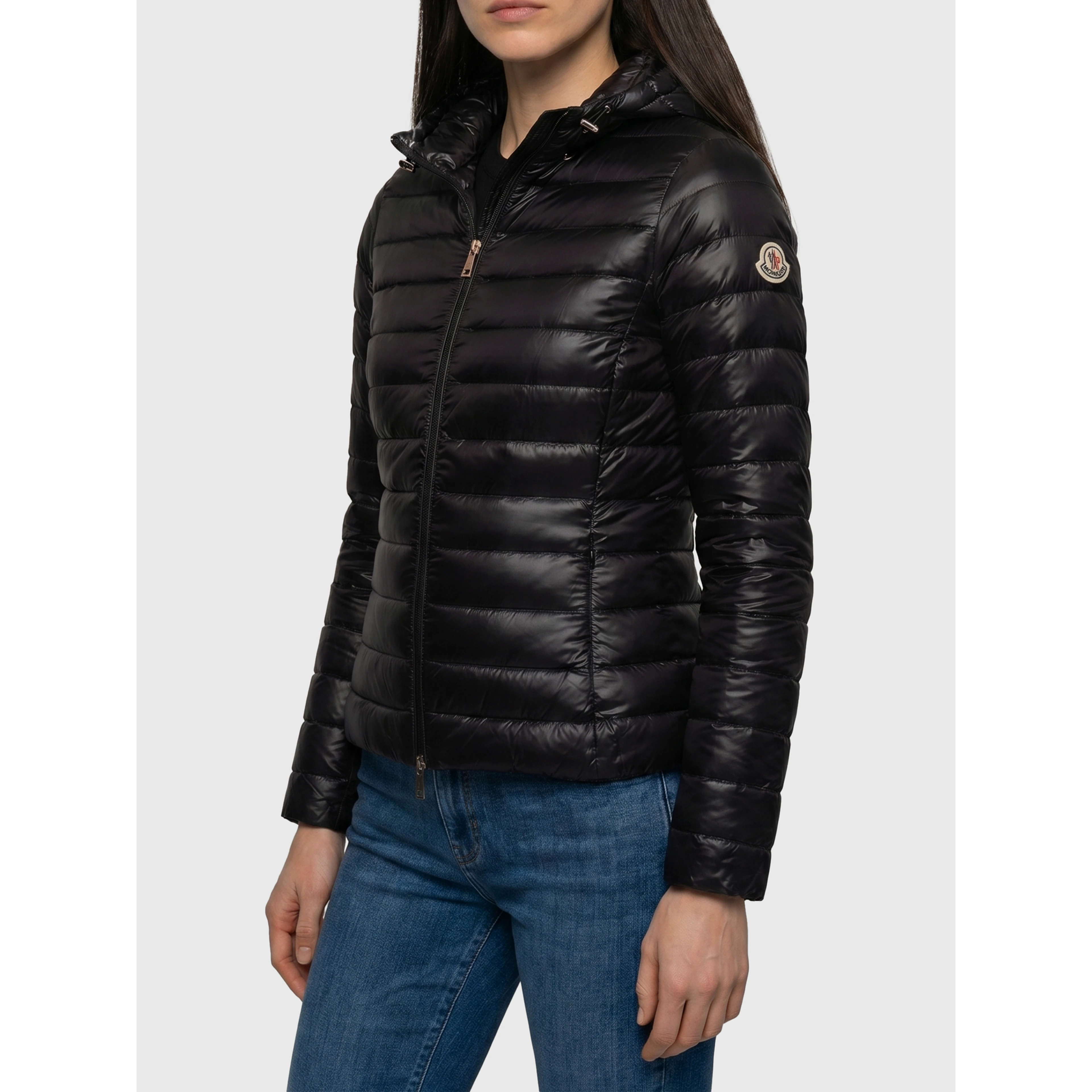 Igelhood short down jacket in longue saison