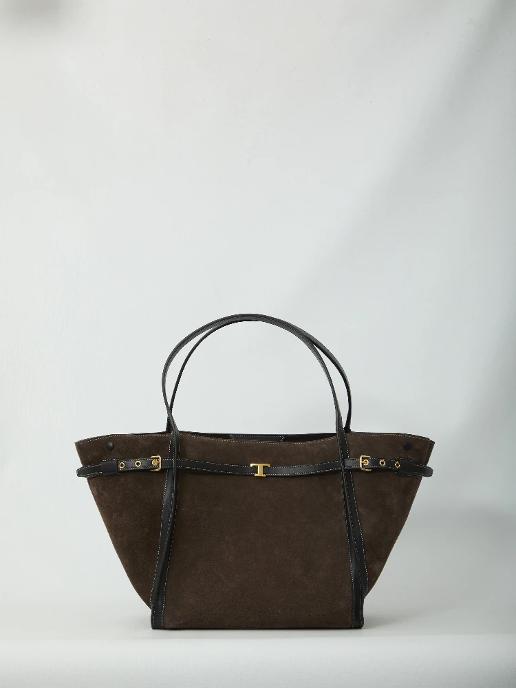 Medium T Signature shopping bag