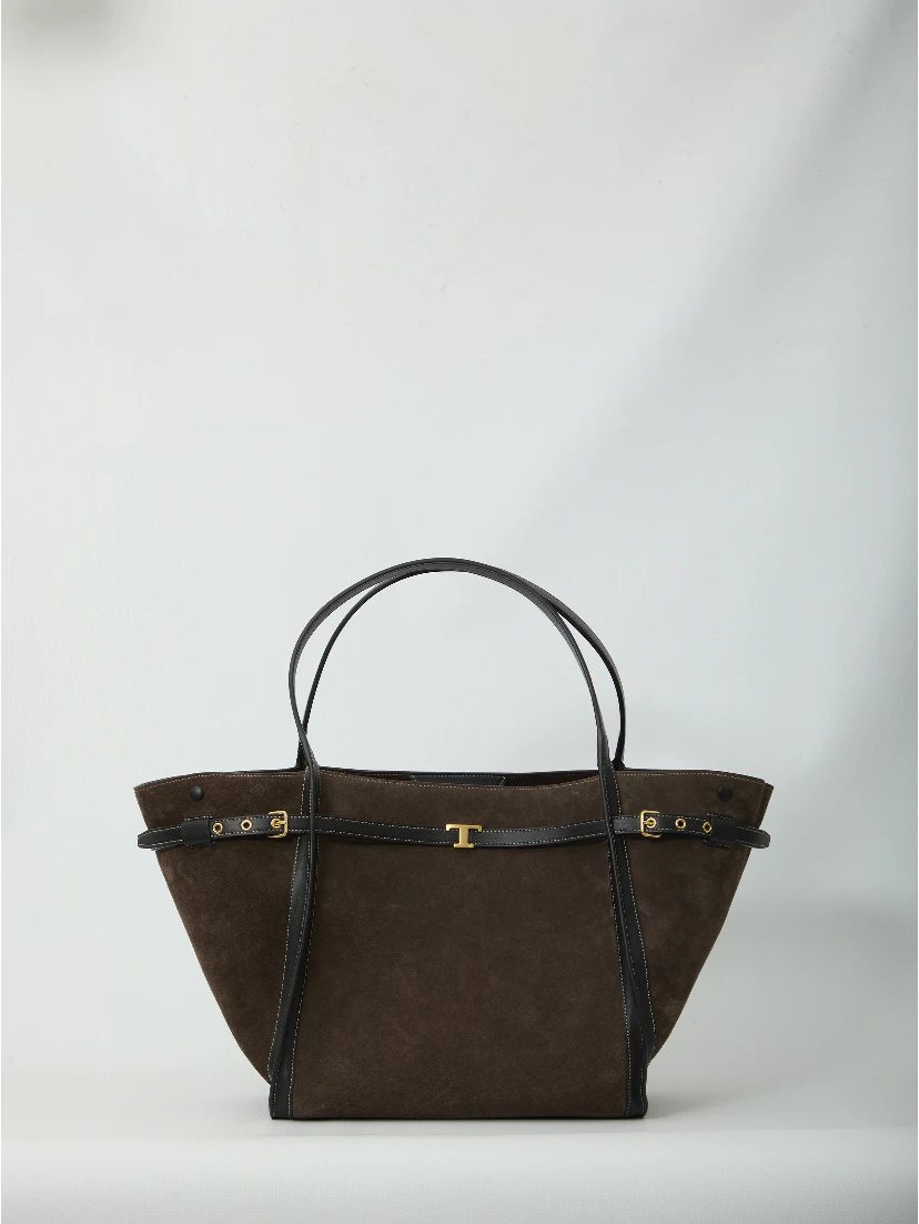 Medium T Signature shopping bag