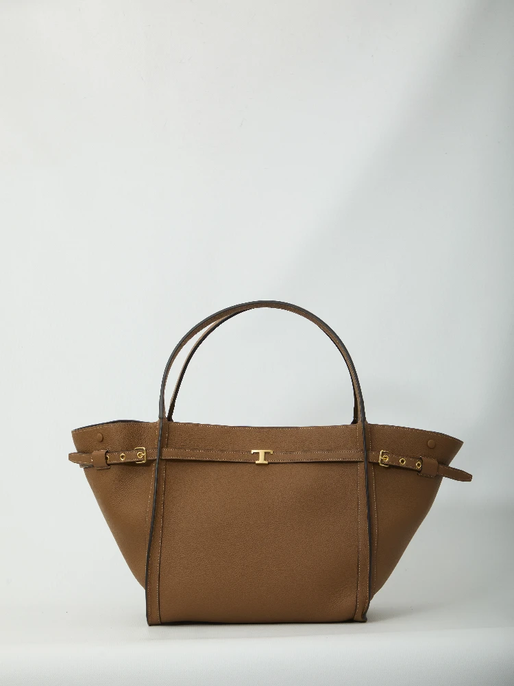 Medium T Signature shopping bag