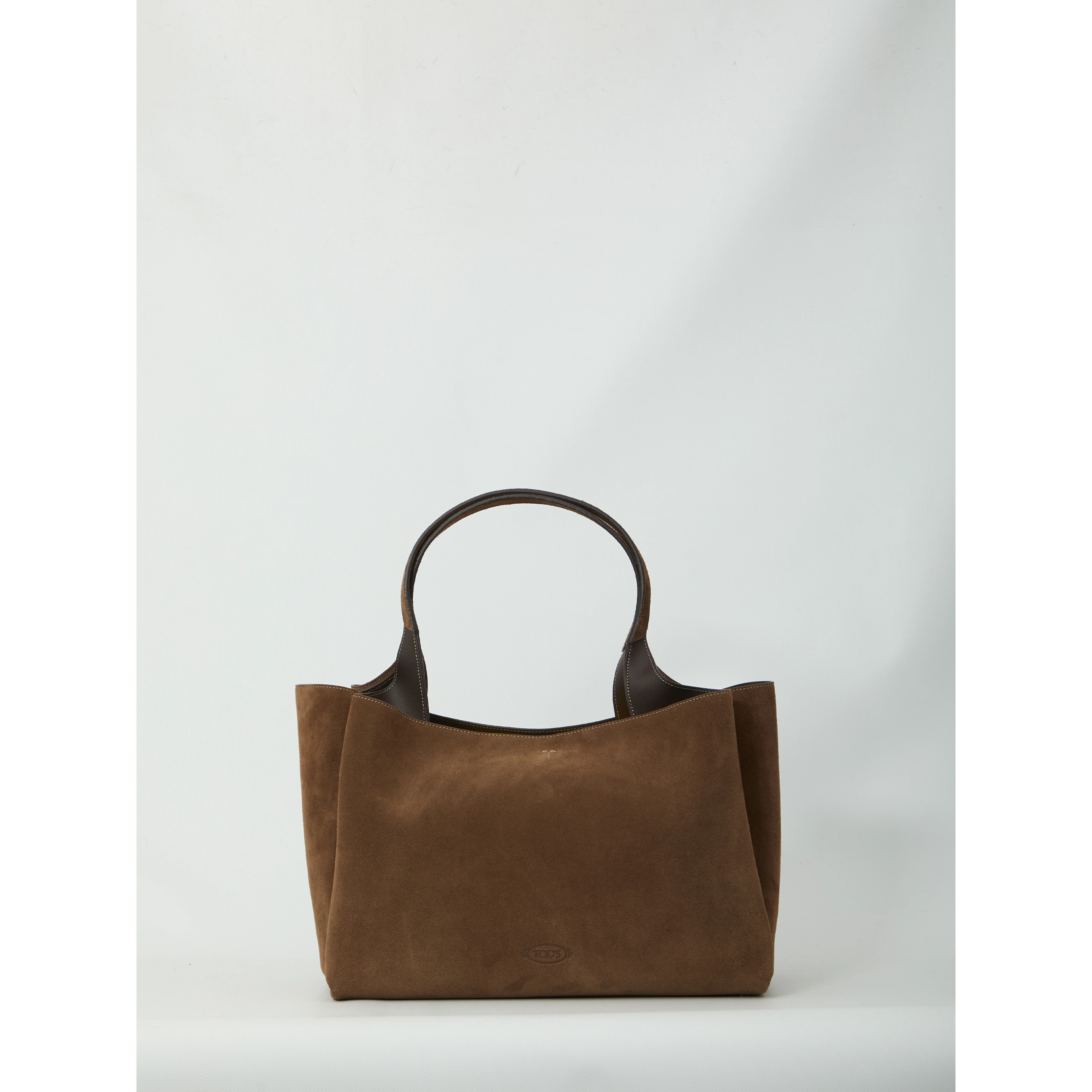 Medium suede leather bag