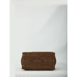 Medium suede leather bag
