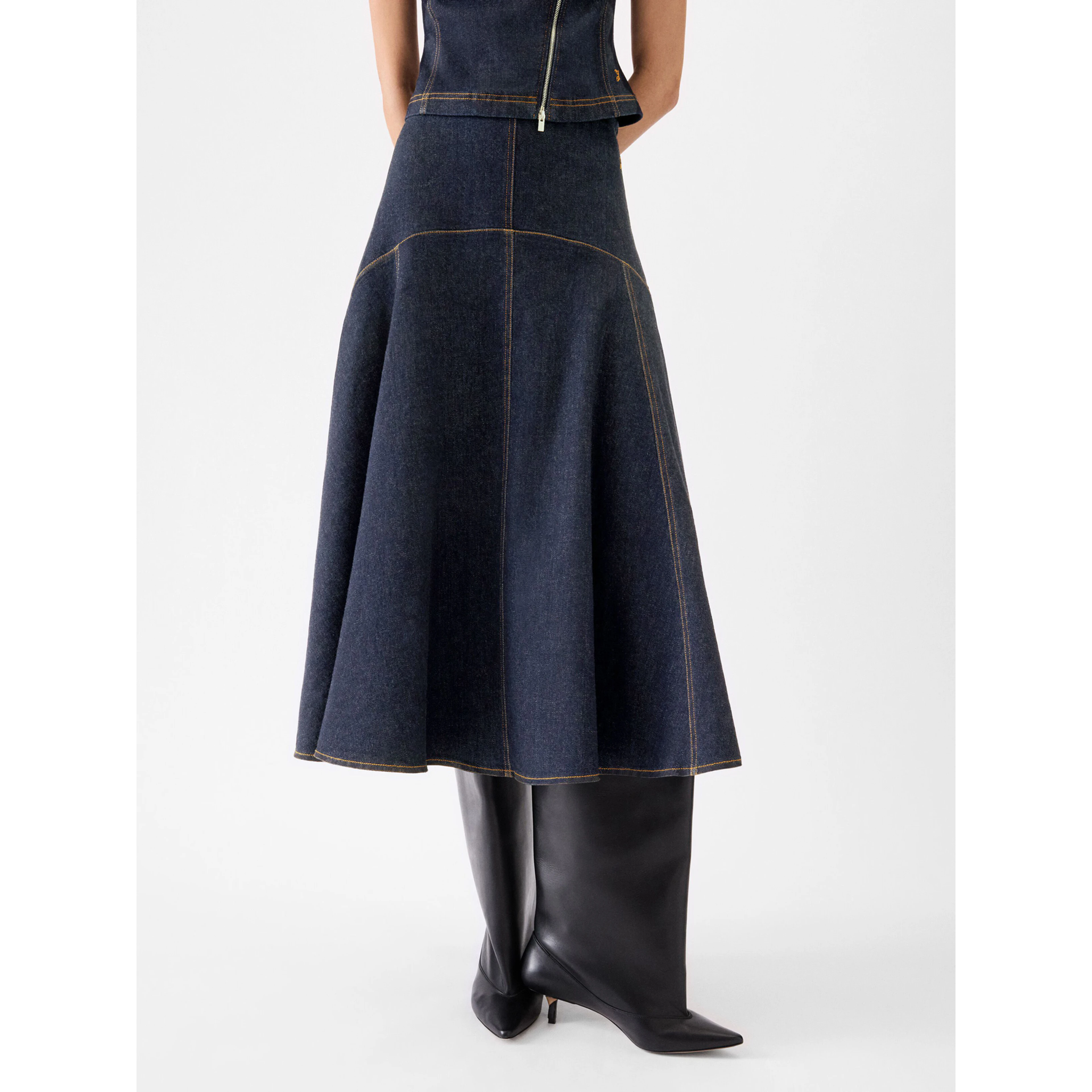 JACQUEMUS denim skirt