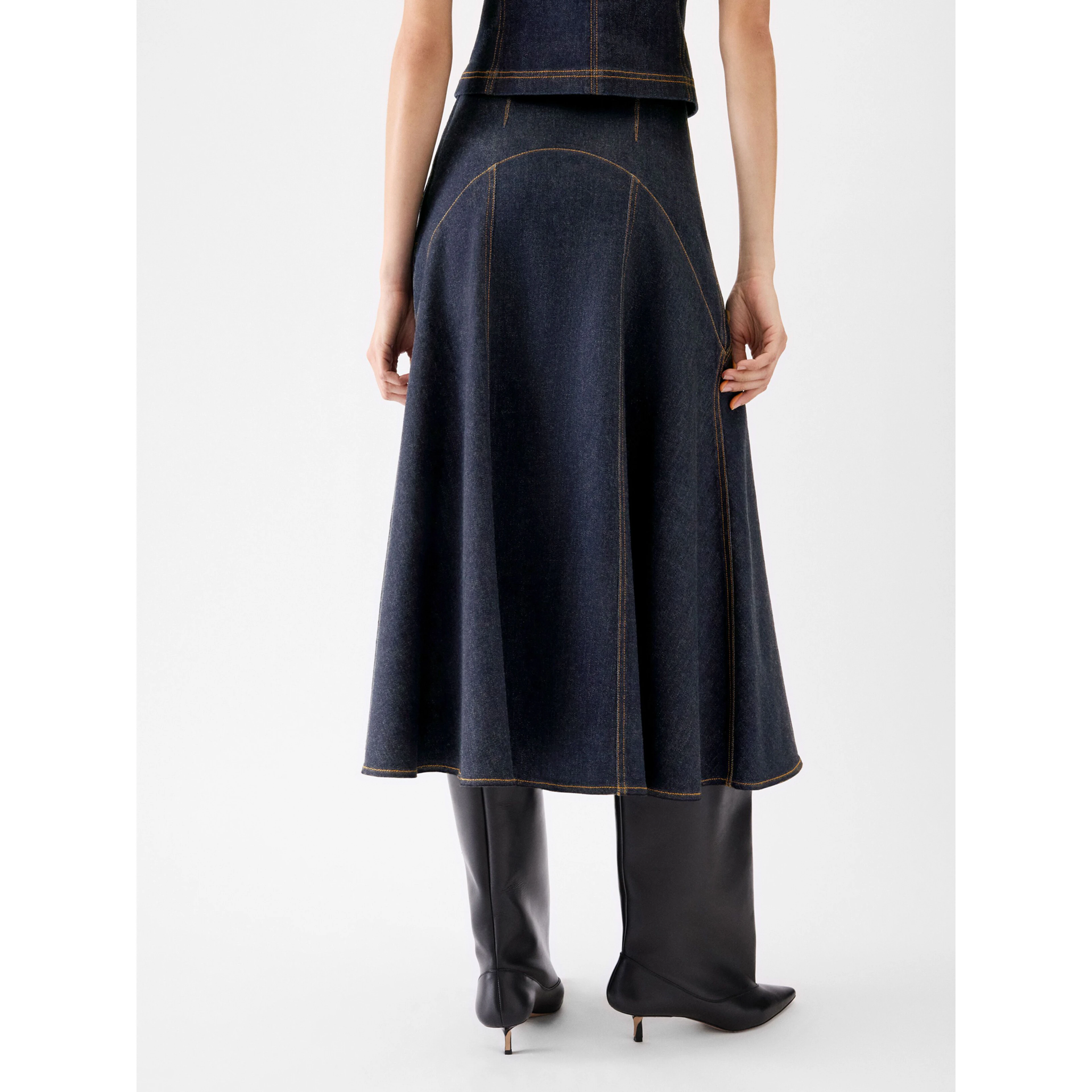 JACQUEMUS denim skirt