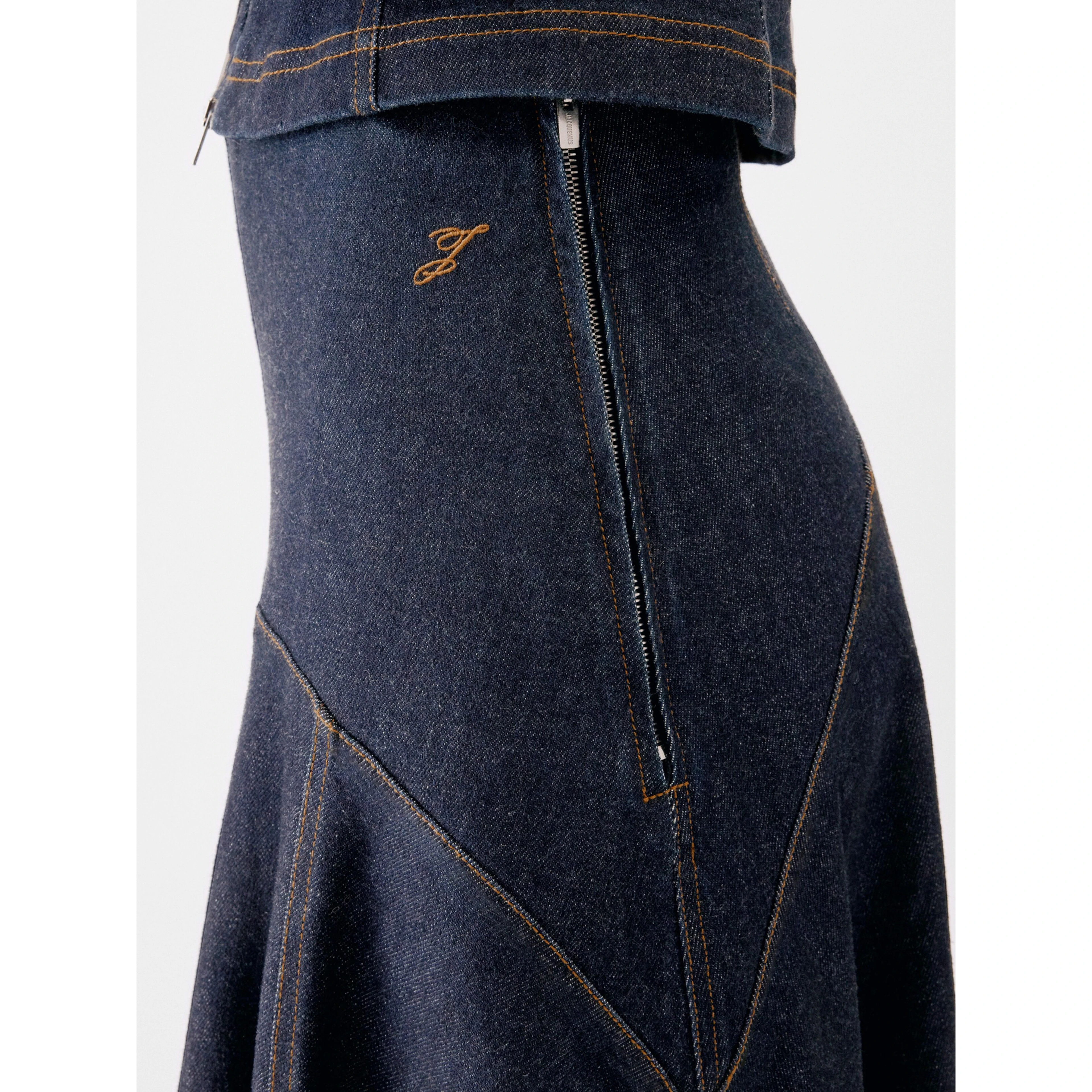 JACQUEMUS denim skirt