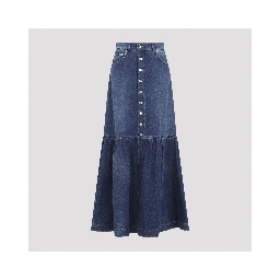 Dolce & Gabbana Long Denim Skirt
