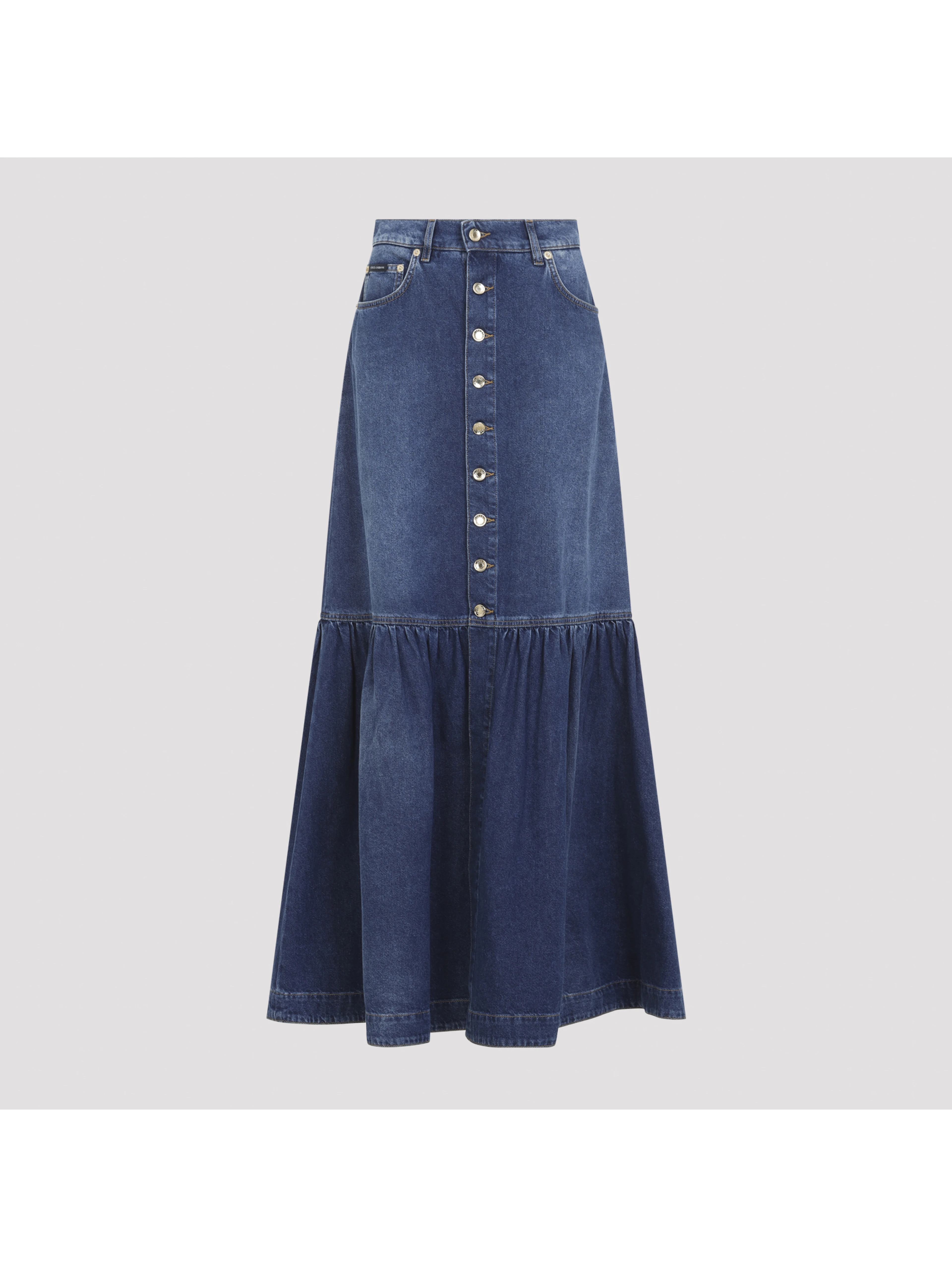 Dolce & Gabbana Long Denim Skirt