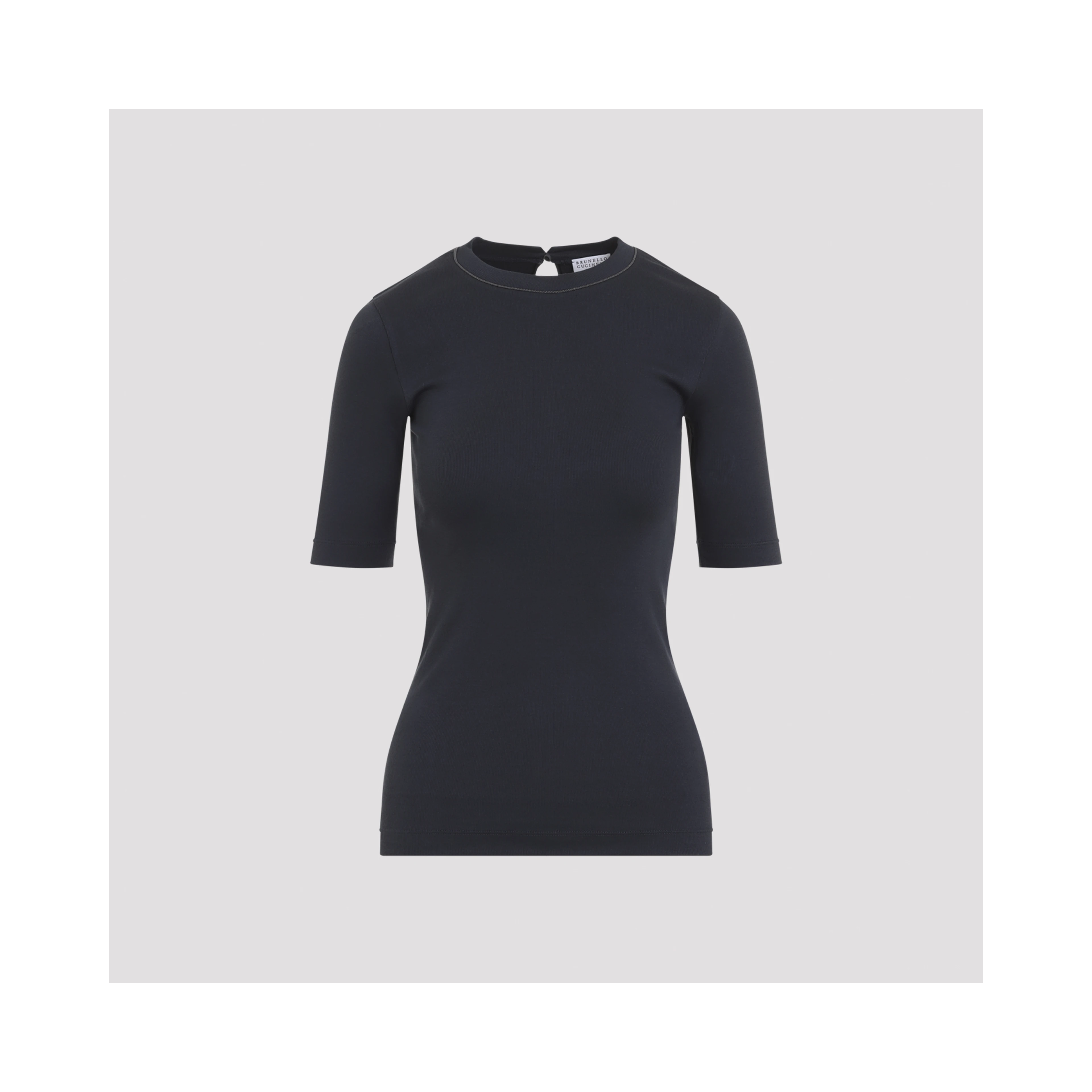 Brunello Cucinelli Rib T-Shirt