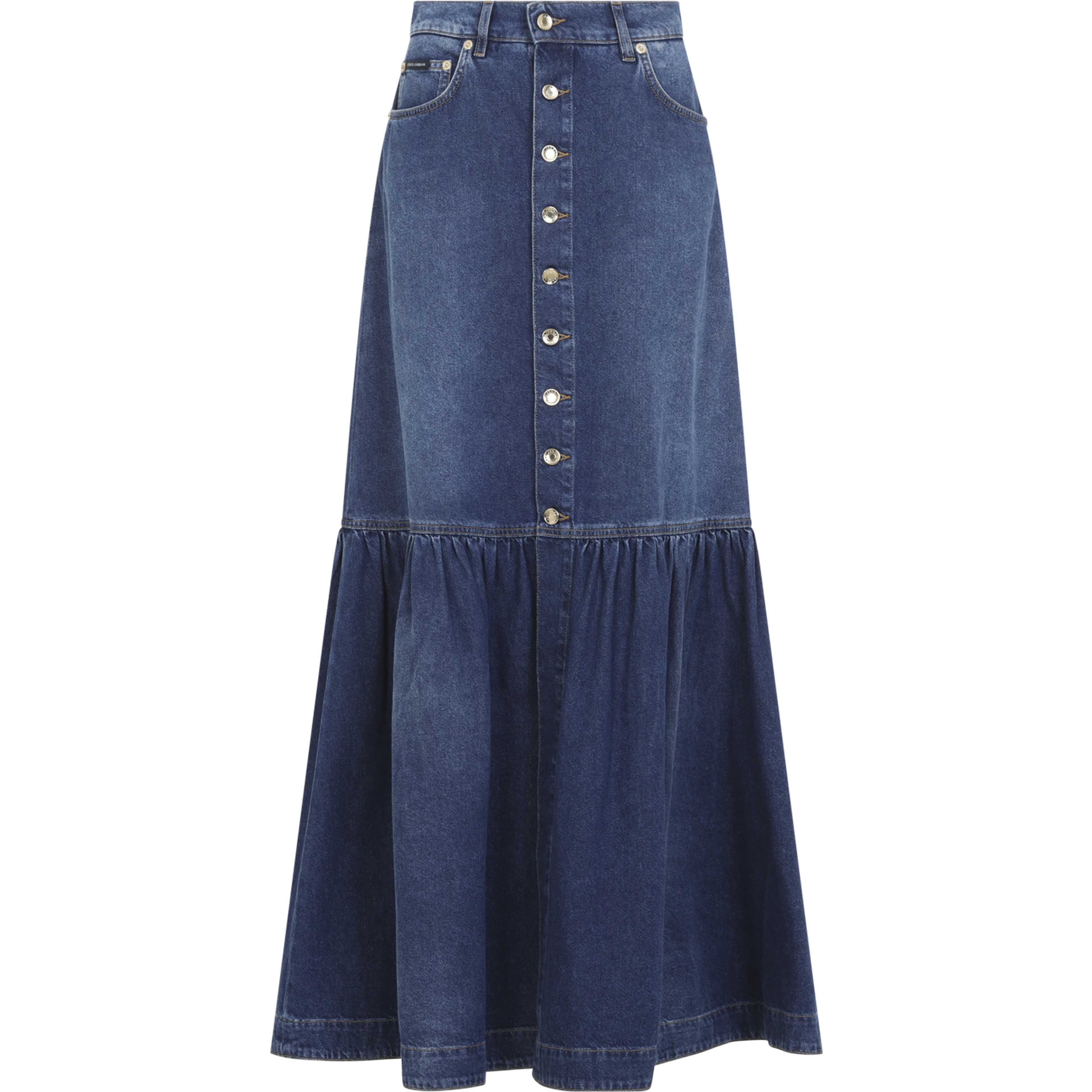 Dolce & Gabbana Long Denim Skirt