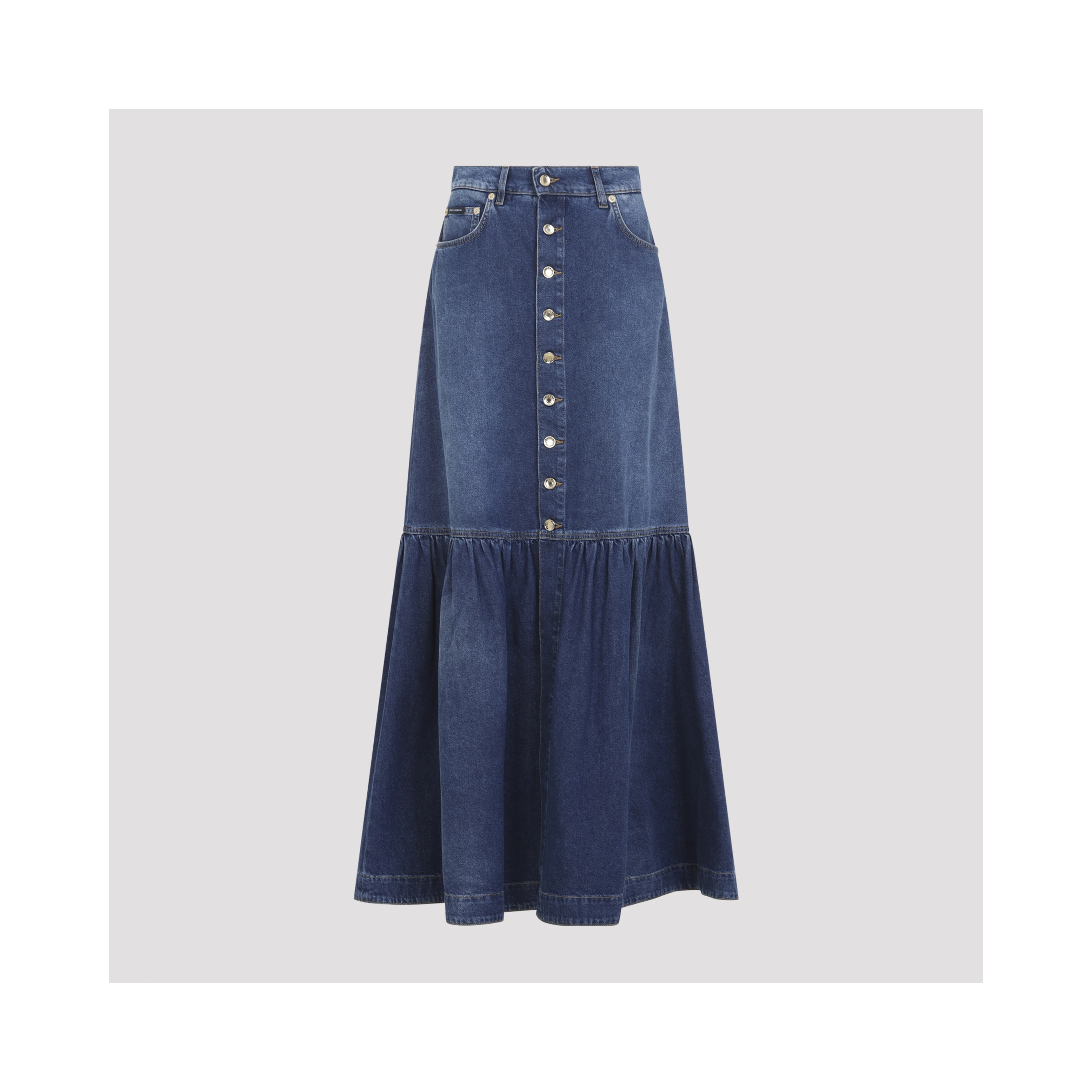 Dolce & Gabbana Long Denim Skirt
