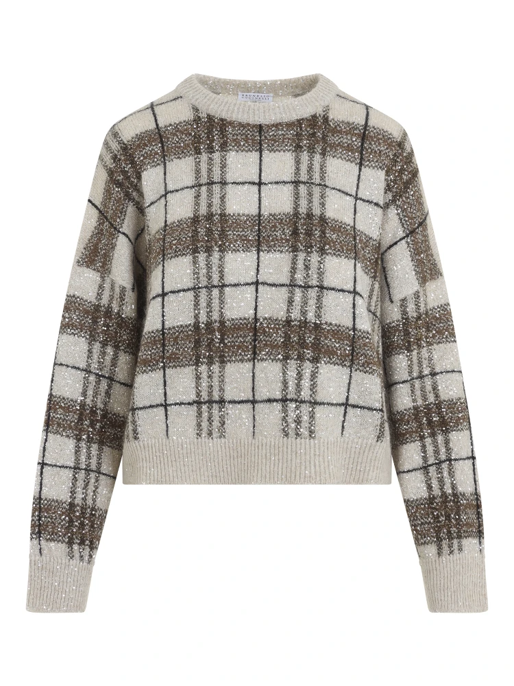 Brunello Cucinelli Check Sweater alternative