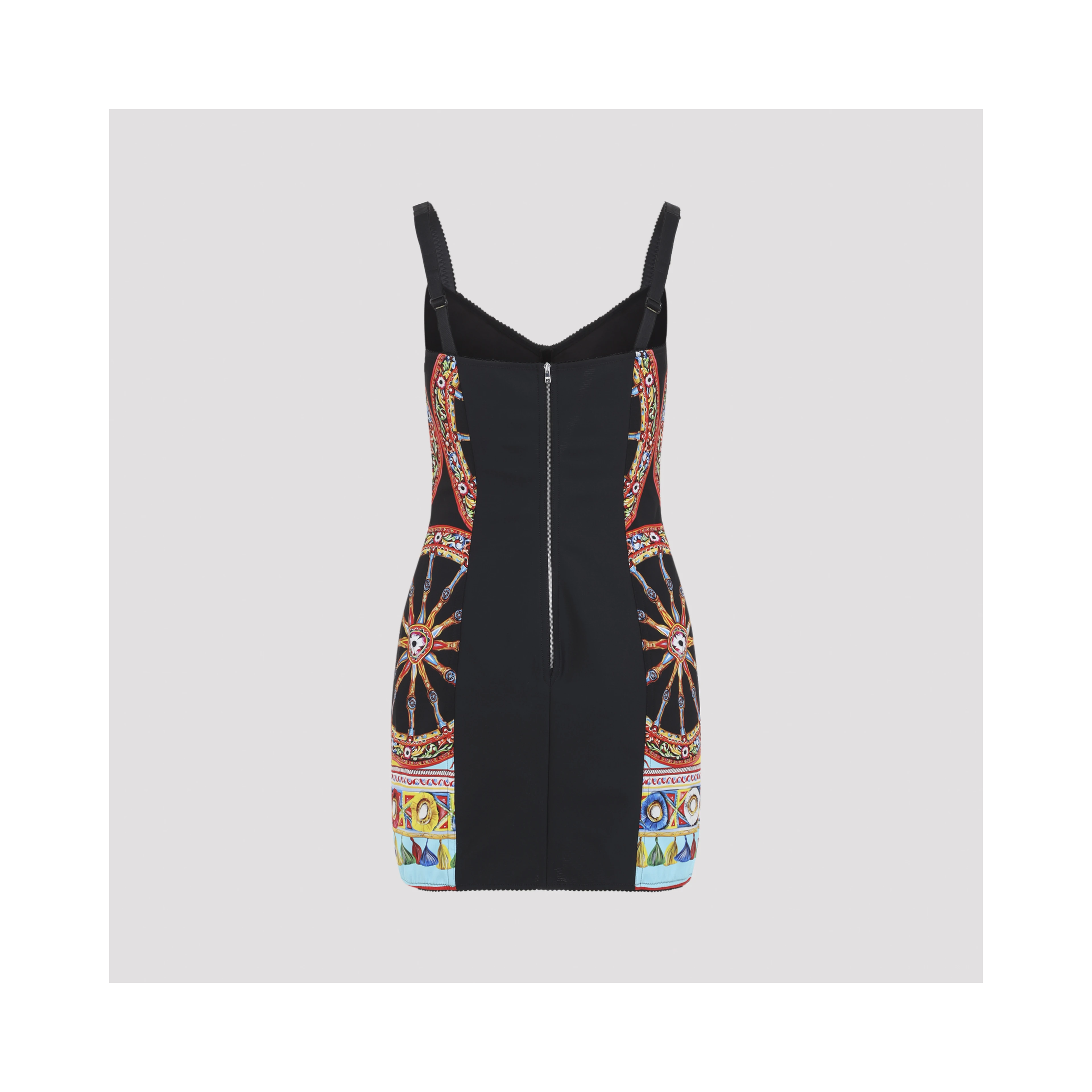 Dolce & Gabbana Charmeuse Carretto Mini Dress