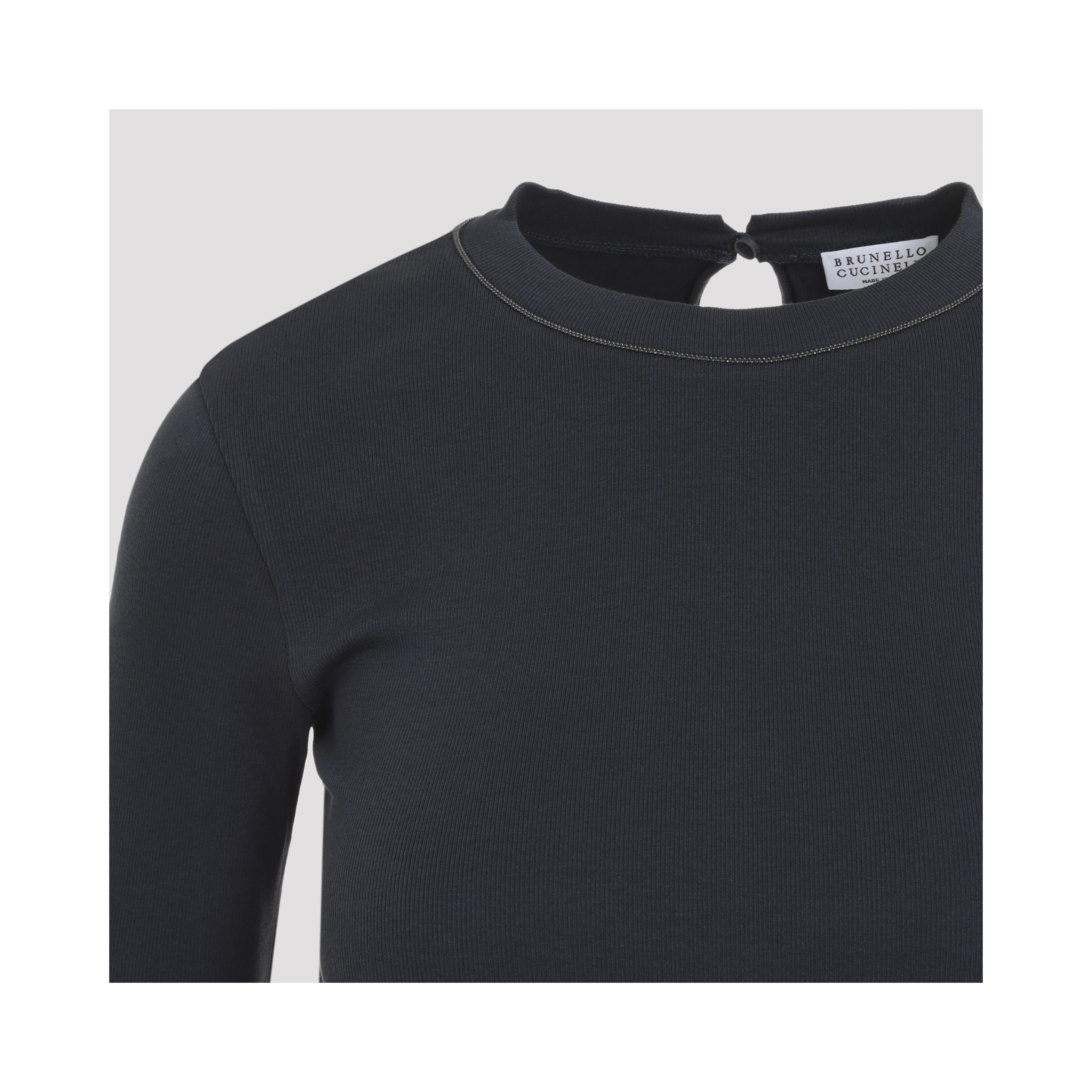 Brunello Cucinelli Rib T-Shirt