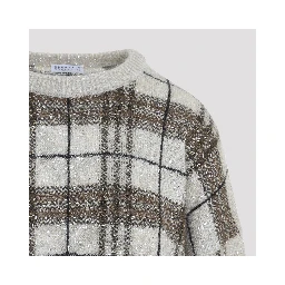 Brunello Cucinelli Check Sweater