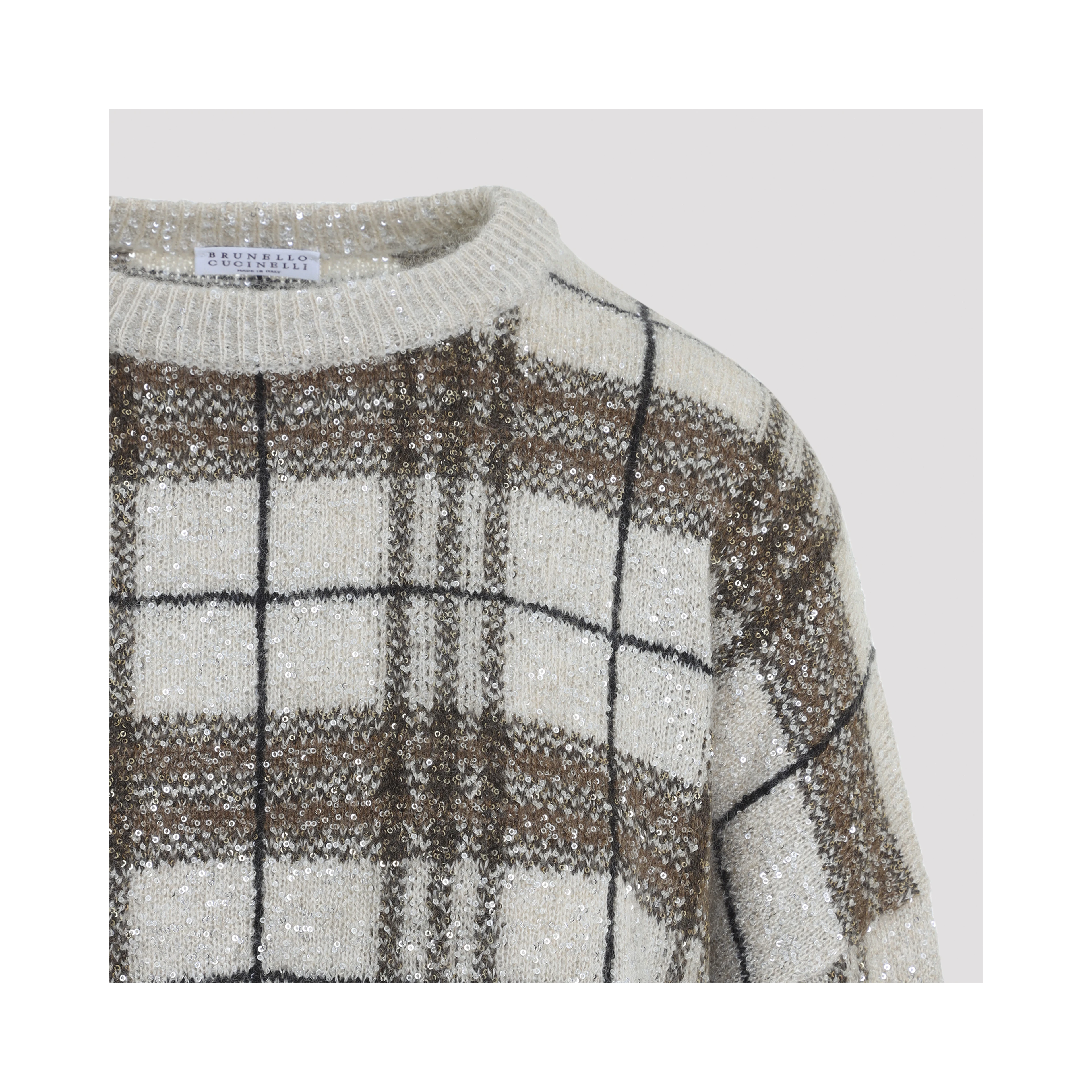 Brunello Cucinelli Check Sweater