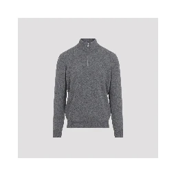 Brunello Cucinelli Half Zip Cashmere Sweater
