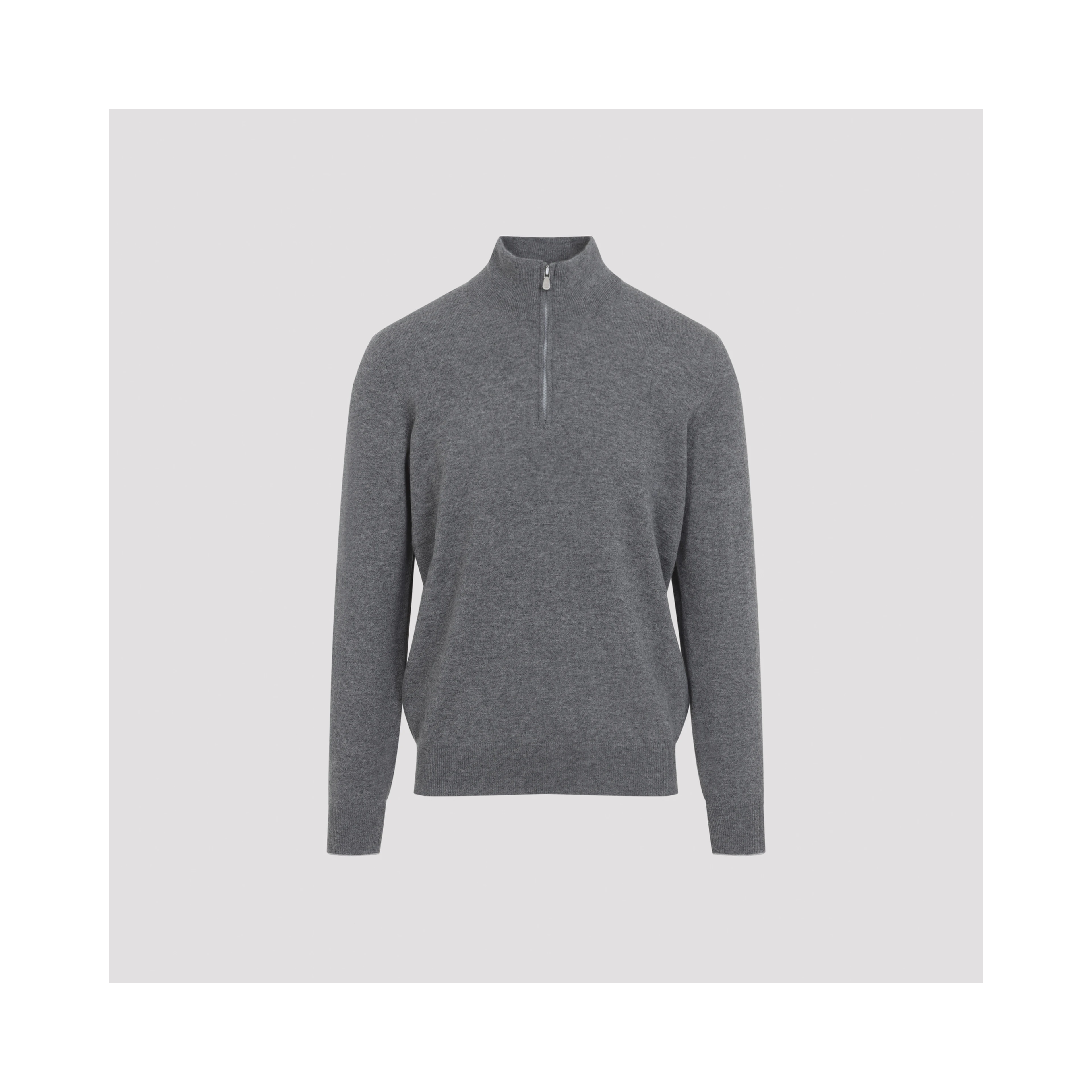 Brunello Cucinelli Half Zip Cashmere Sweater