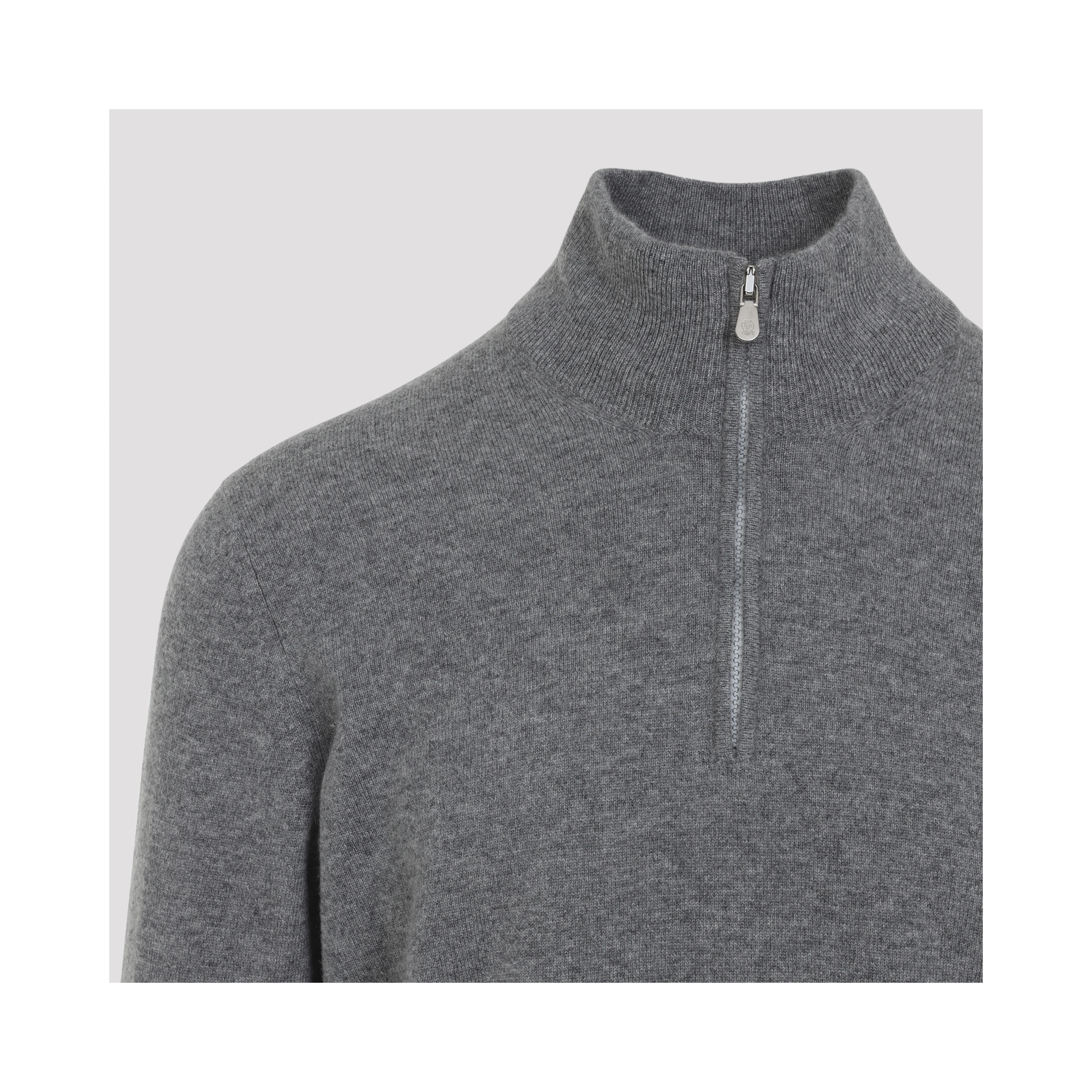 Brunello Cucinelli Half Zip Cashmere Sweater