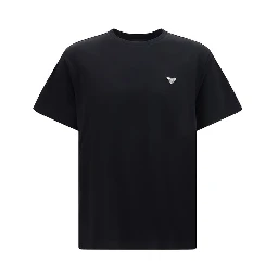 Black Cotton T-Shirt