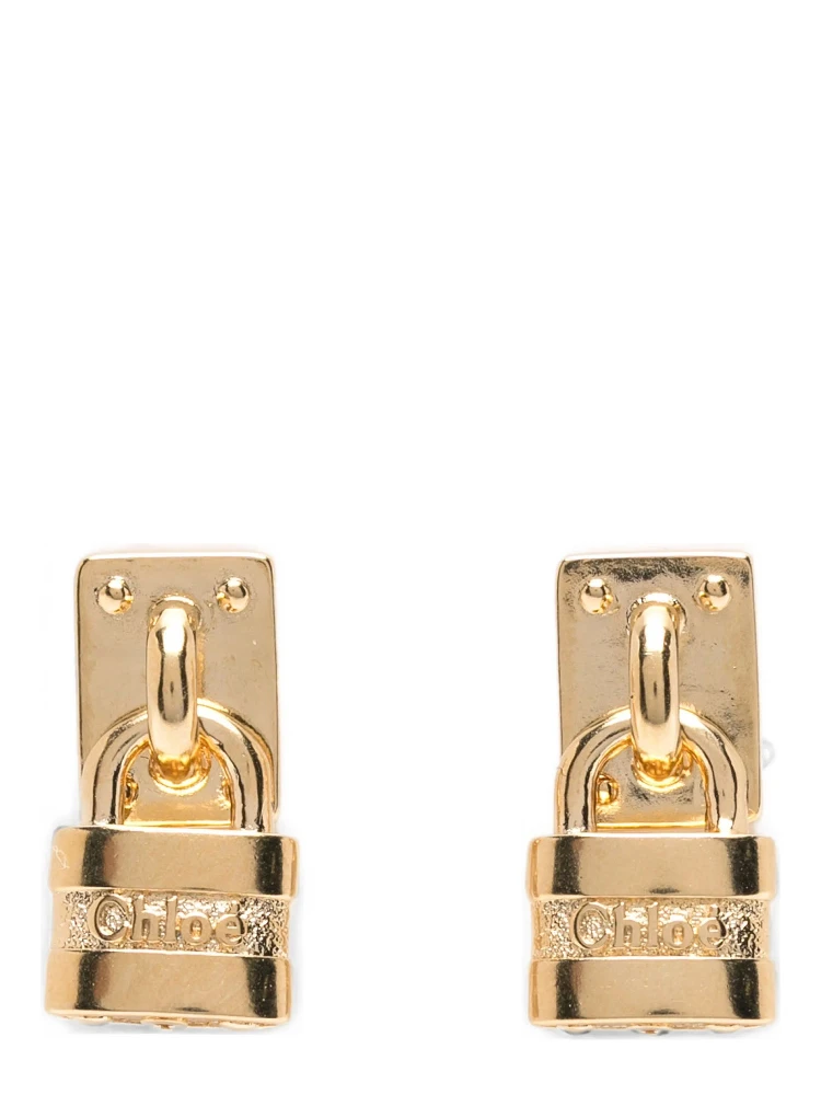 Gold Brass Earrings