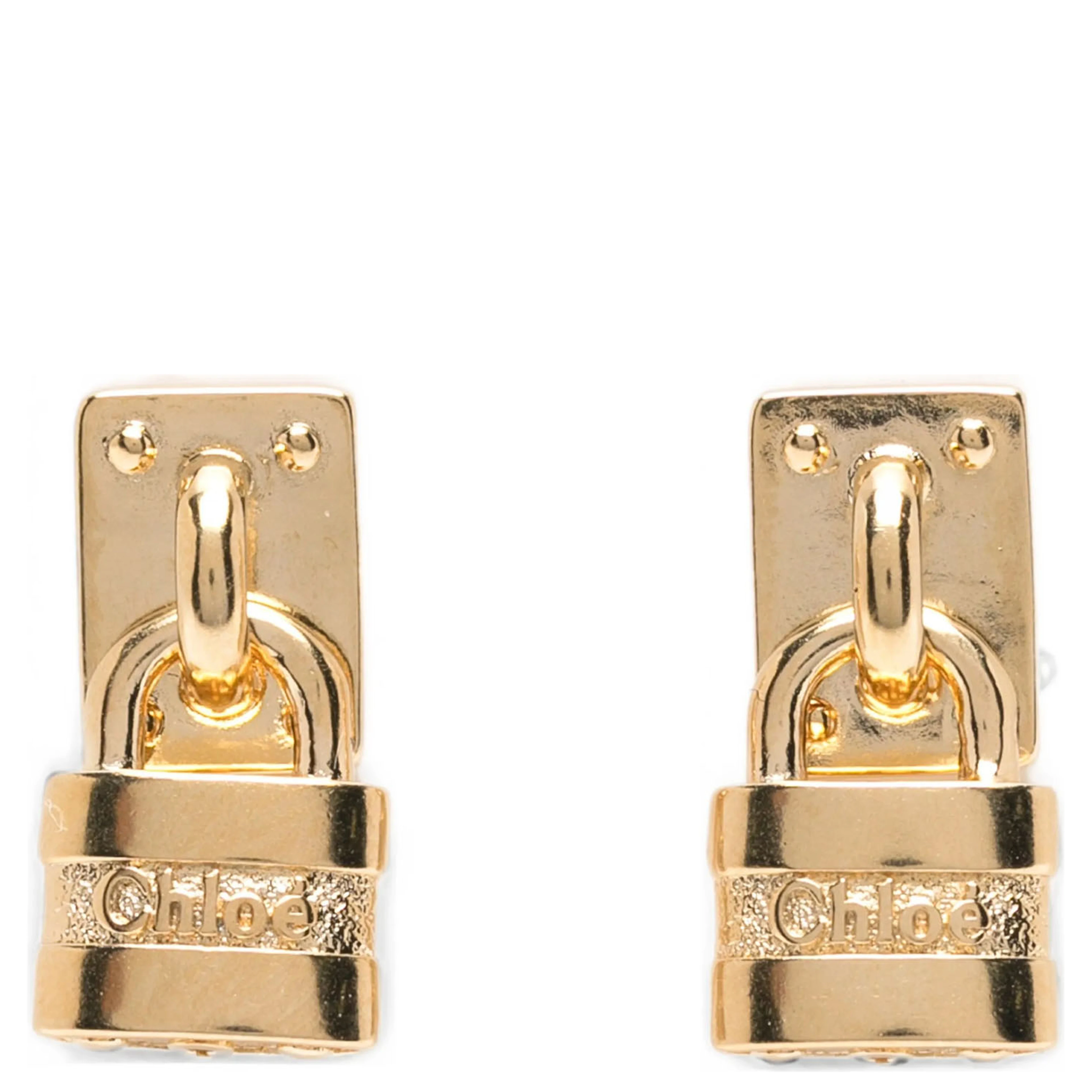 Gold Brass Earrings