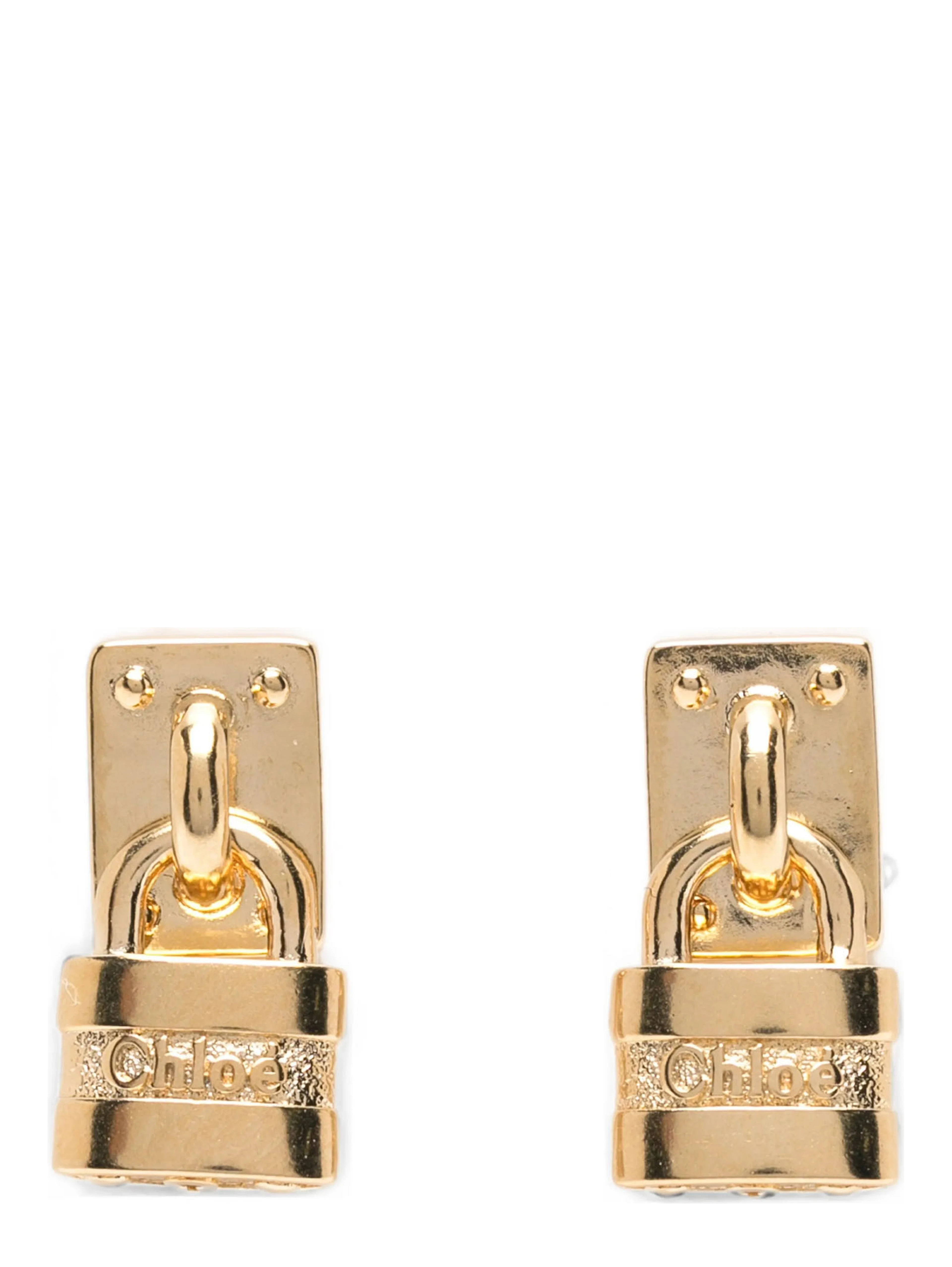 Gold Brass Earrings