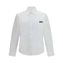 White Cotton Dress Shirt