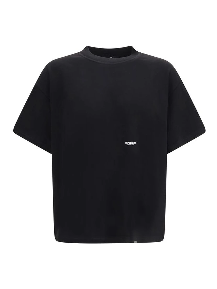 Black Cotton T-Shirt