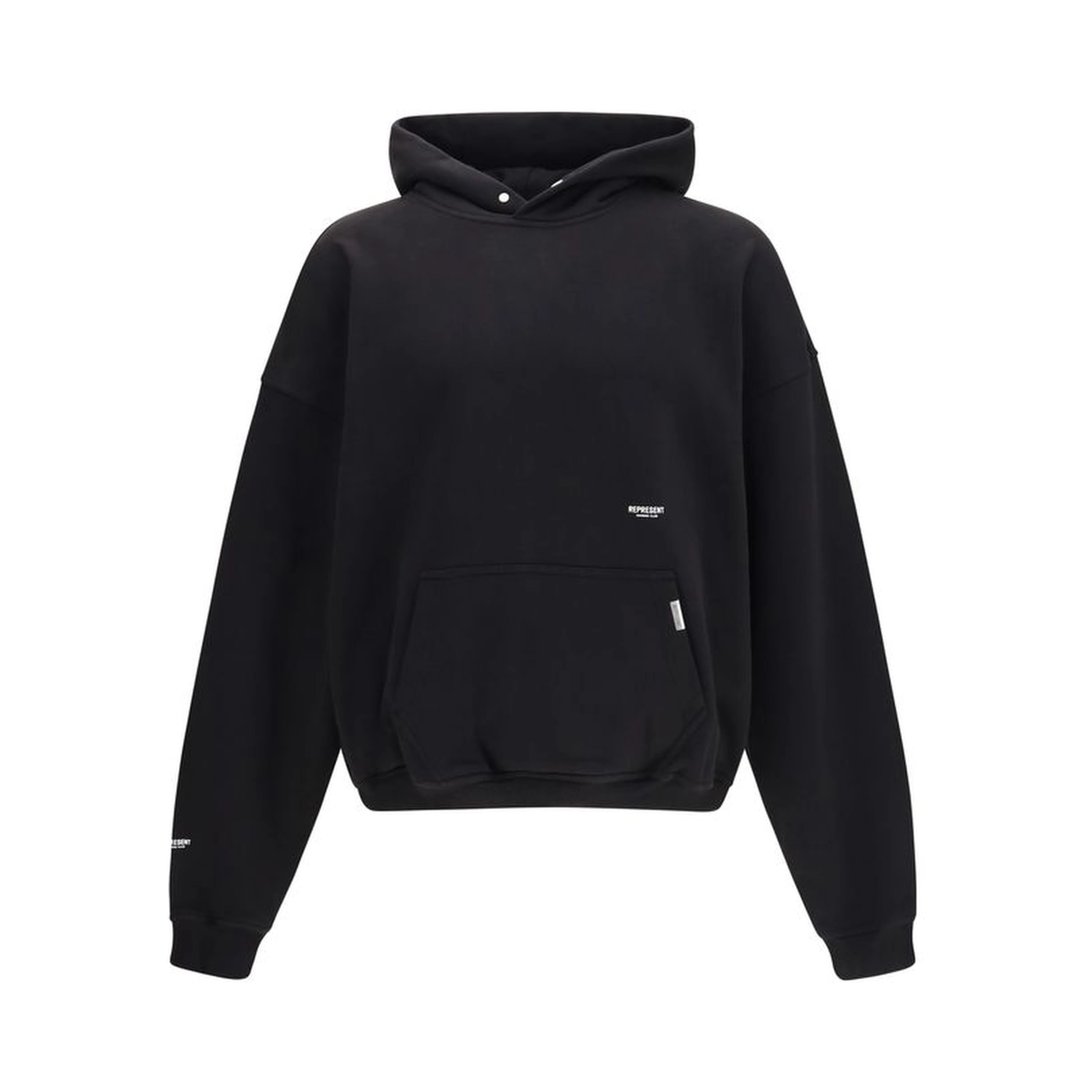 Black Cotton Sweatshirt
