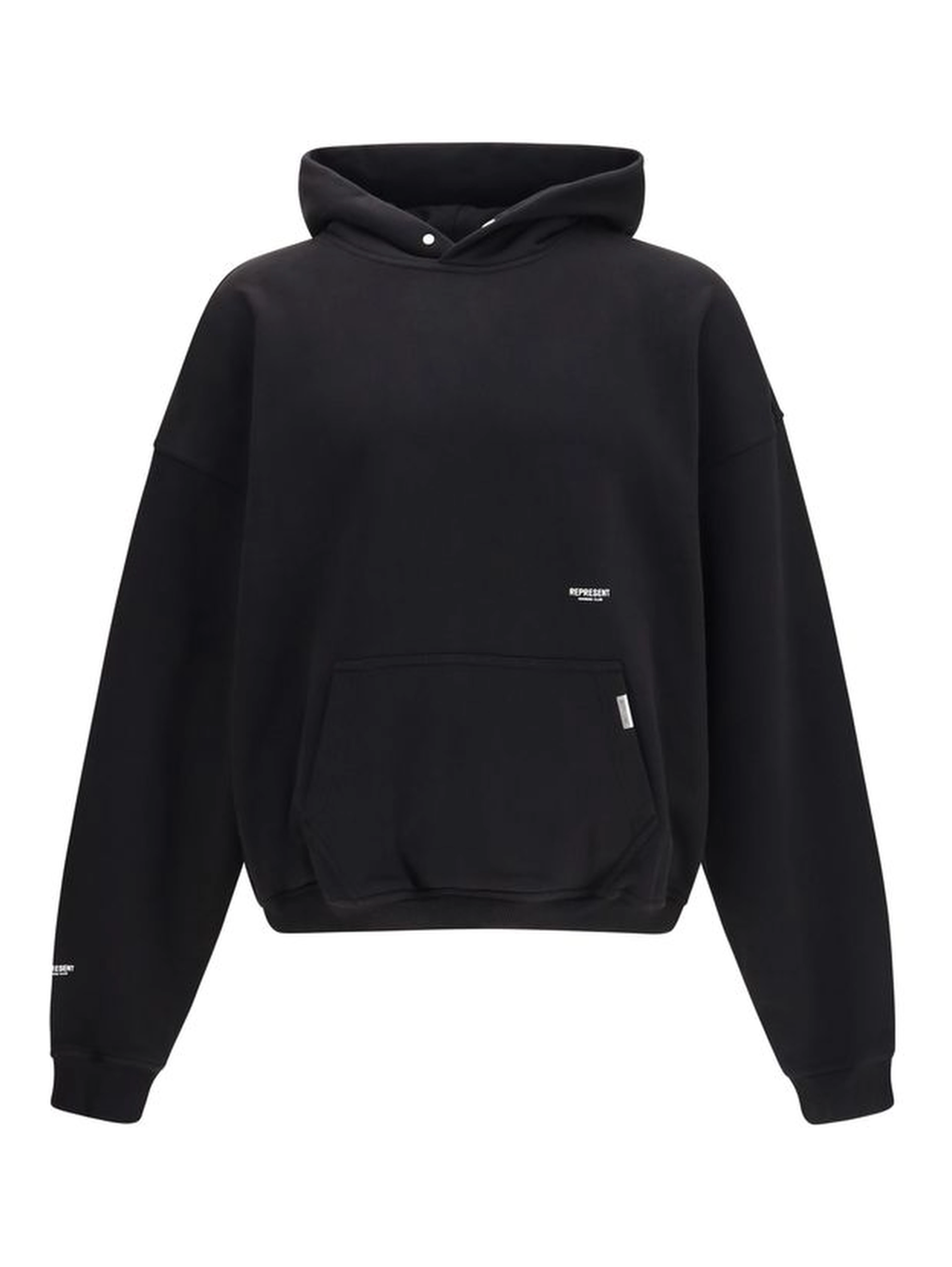 Black Cotton Sweatshirt