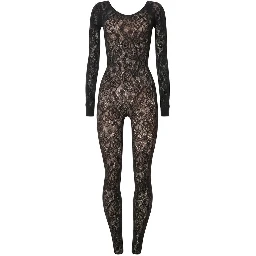 Black Polyamide Jumpsuit