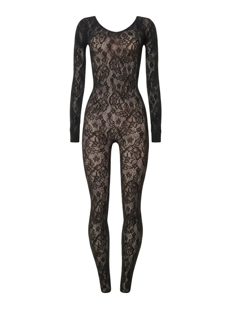 Black Polyamide Jumpsuit