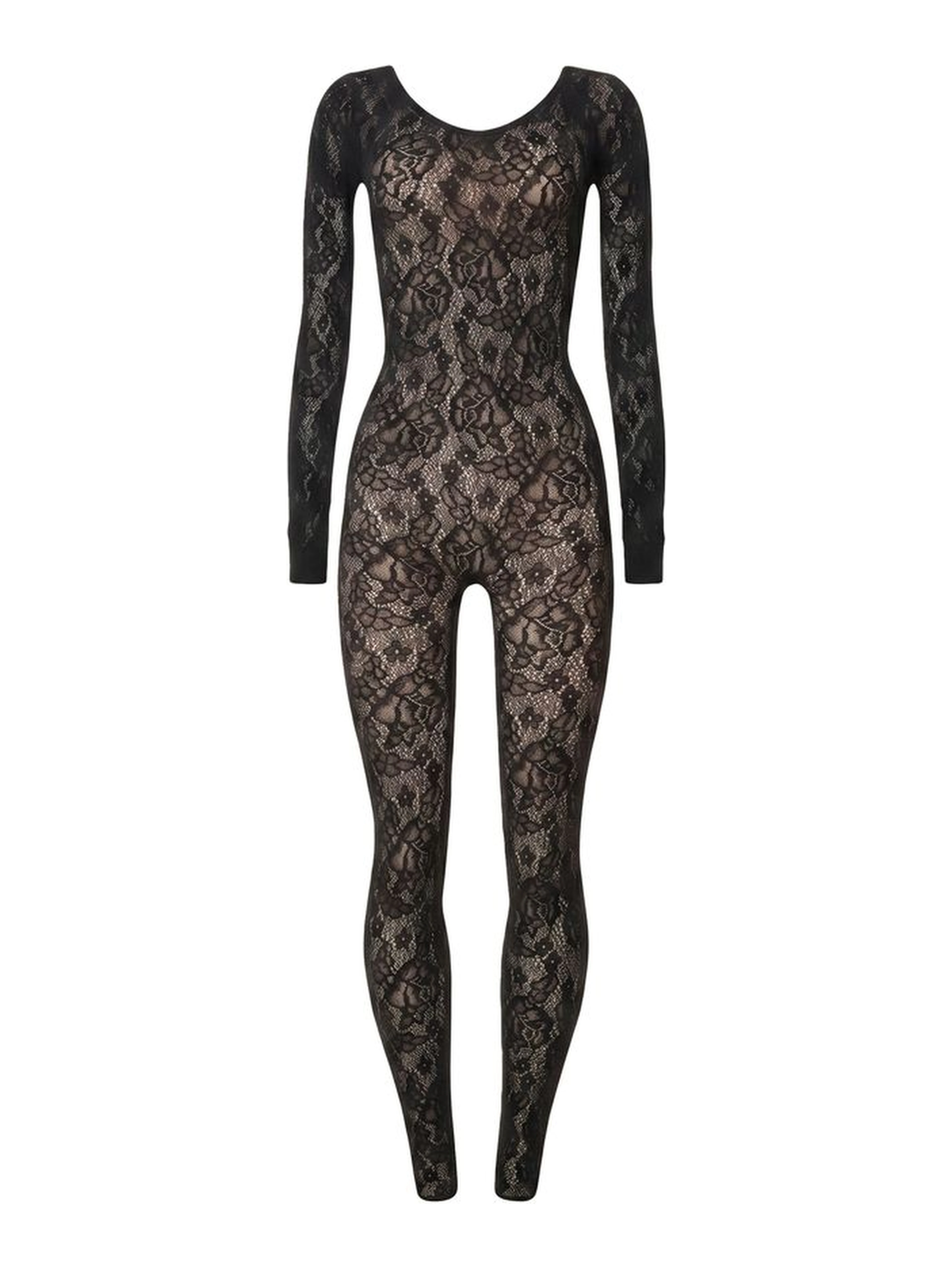 Black Polyamide Jumpsuit