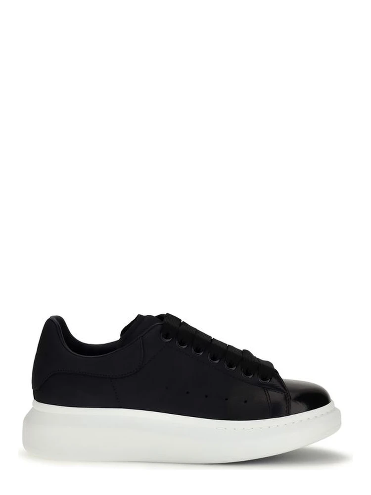 Blue Calf Leather Bos Taurus Chunky Sneakers