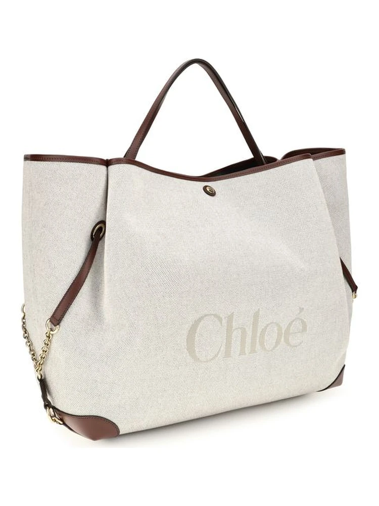 Beige Cotton Shoulder Bag alternative