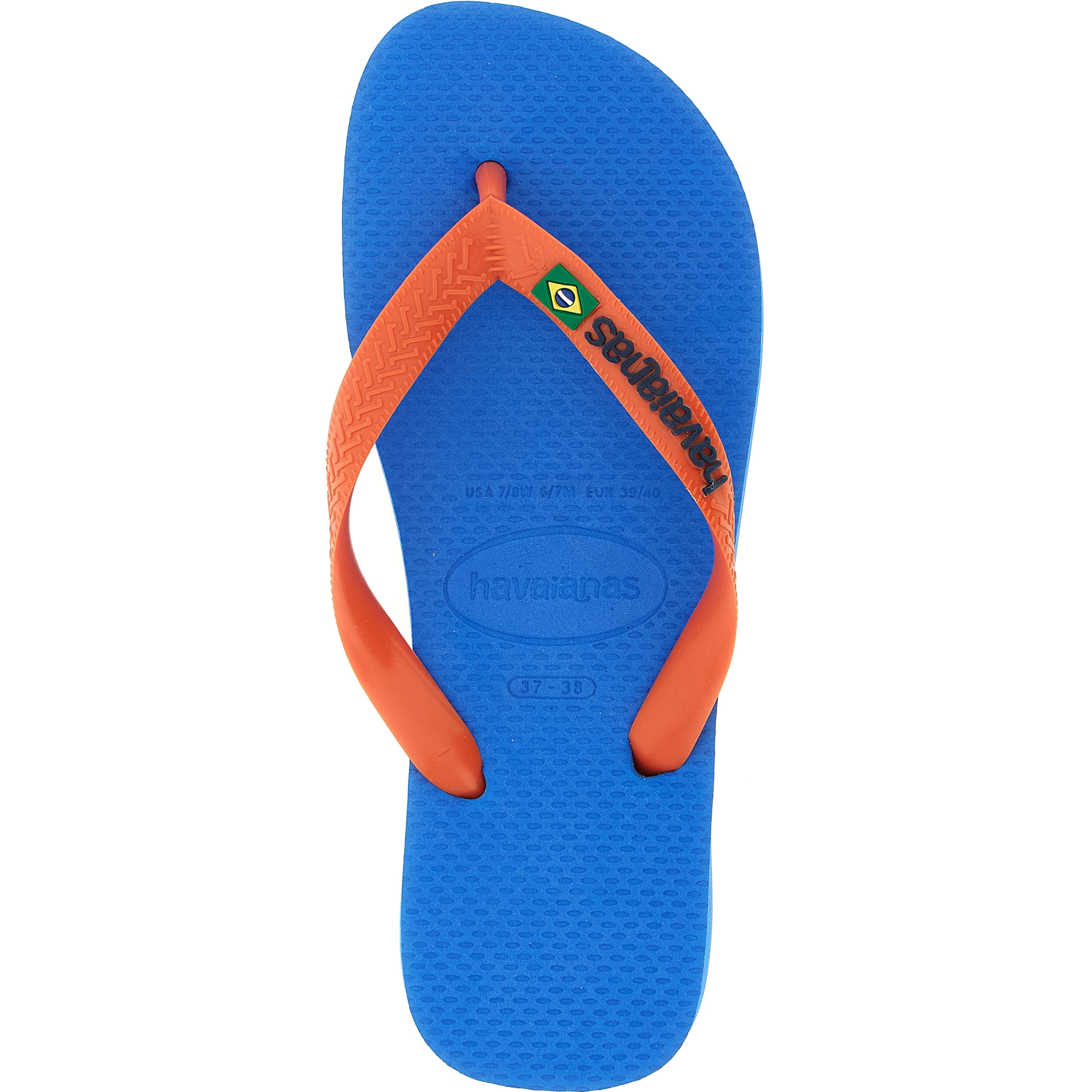 Blue Rubber Slides