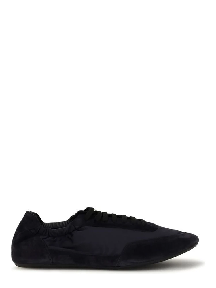 Blue Rubber Athletic Sneakers